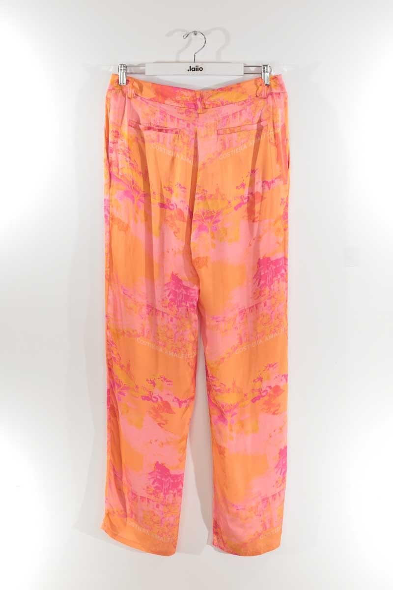 Wide leg orange pants MODETROTTER - Seconde Main Orange