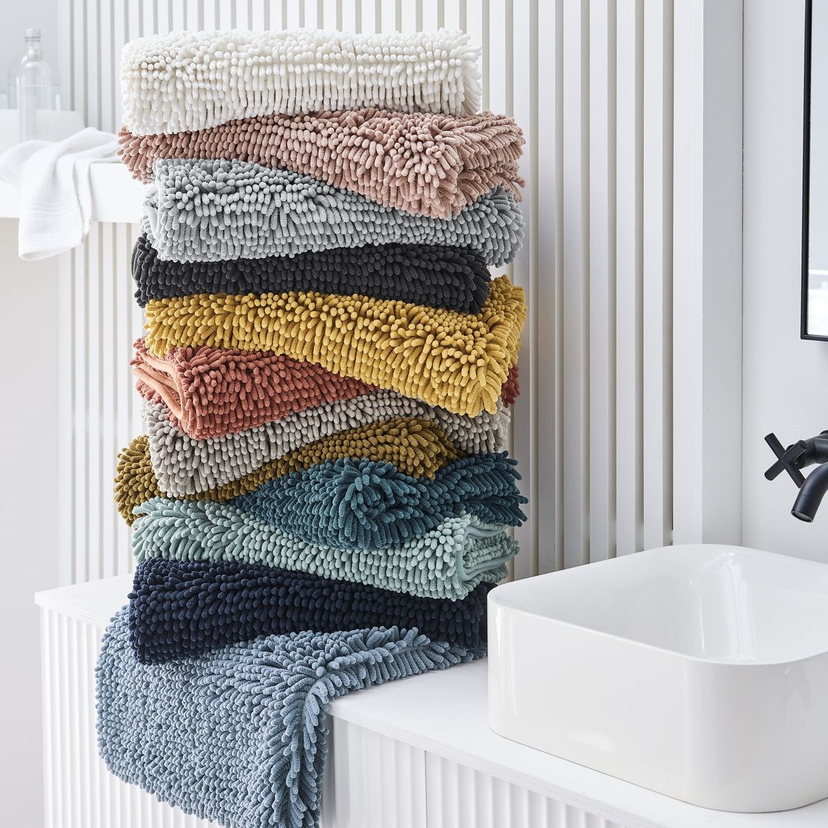 Plain bubble bath mat TODAY LINGE DE MAISON Blue