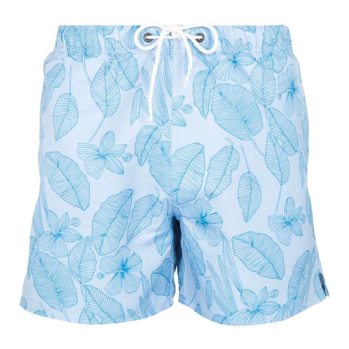 Recycled fibre Bermuda swim shorts EMINENCE Blue