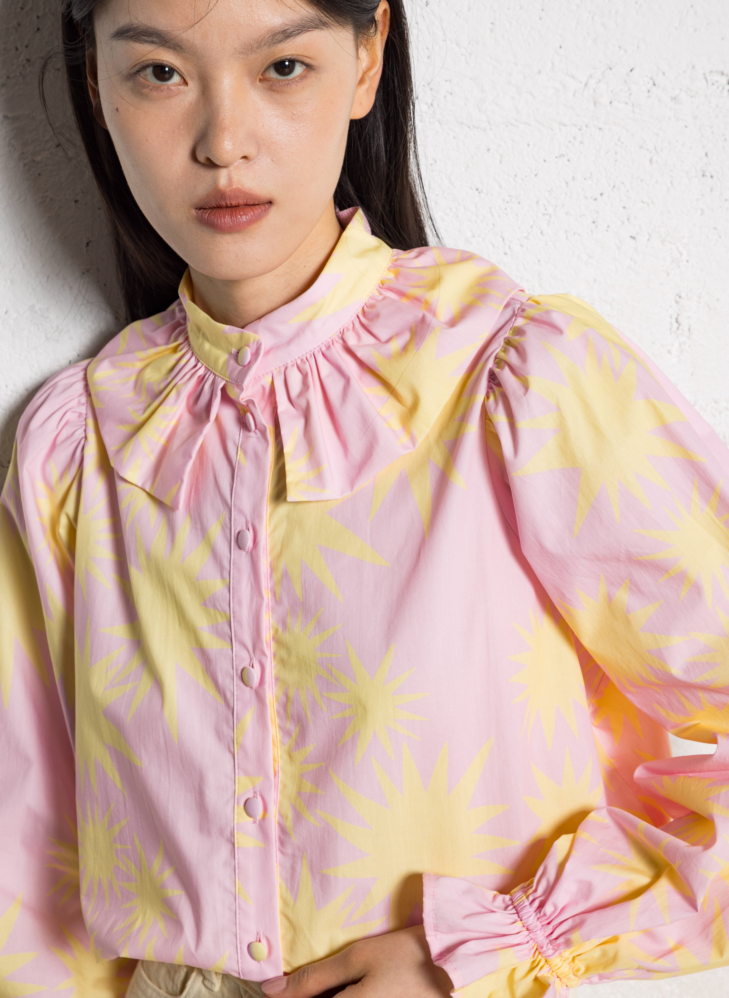 Effen overhemd Colonel ELISE CHALMIN Roze