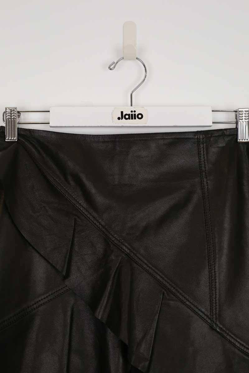 Leather mini-skirt IRO - Seconde Main Black