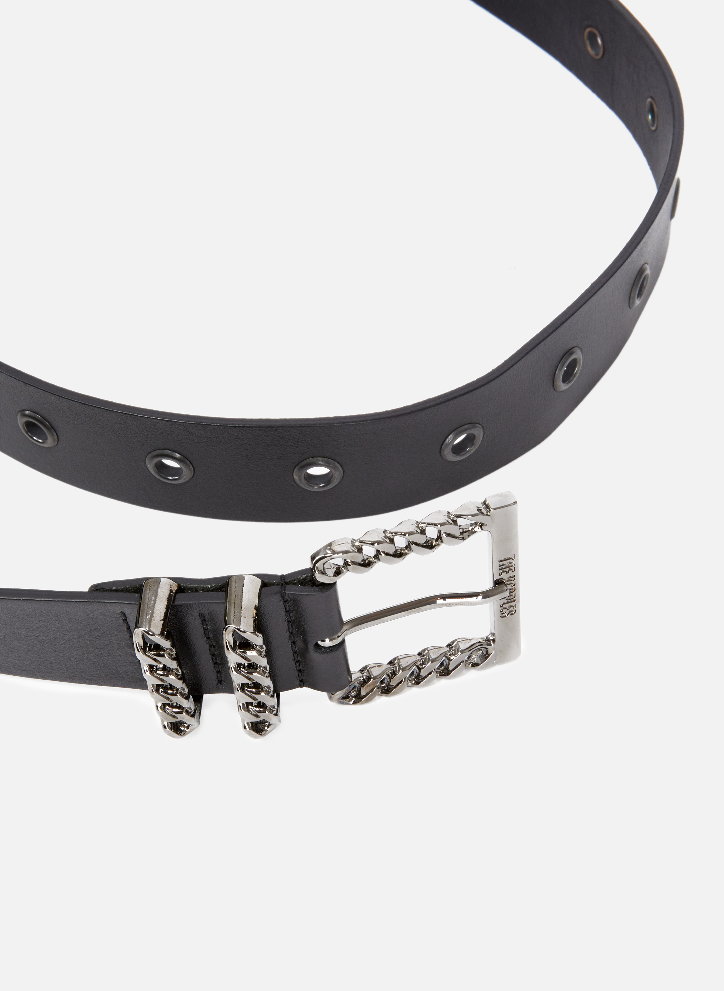 Leather belt THE KOOPLES Black