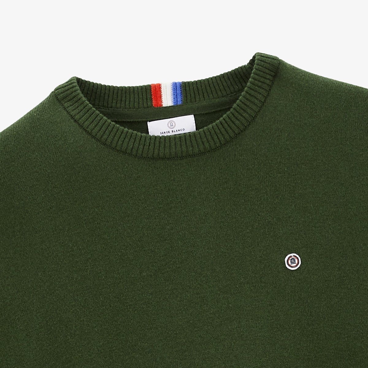 High-neck sweater SERGE BLANCO Green