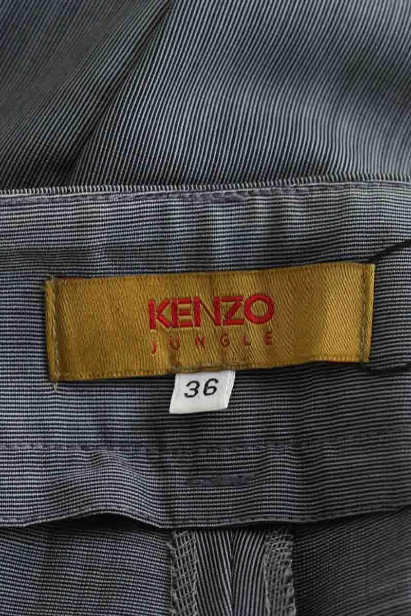Bandol straight woollen trousers KENZO - SECONDE MAIN Grey