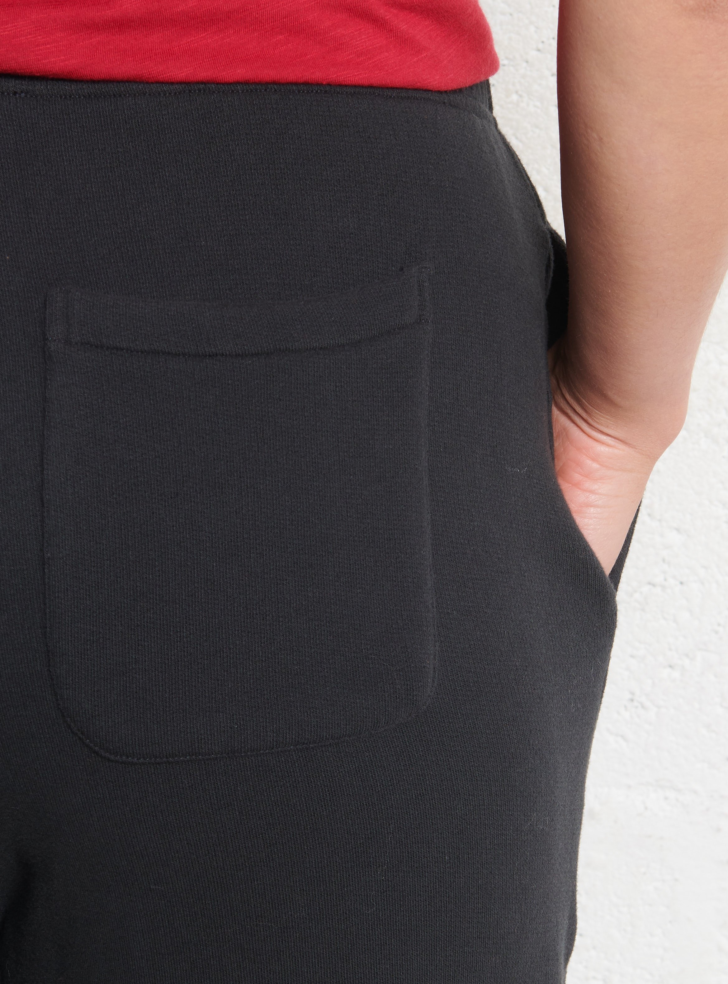 Weite Jogginghose aus Baumwoll-Mix AMERICAN VINTAGE Schwarz