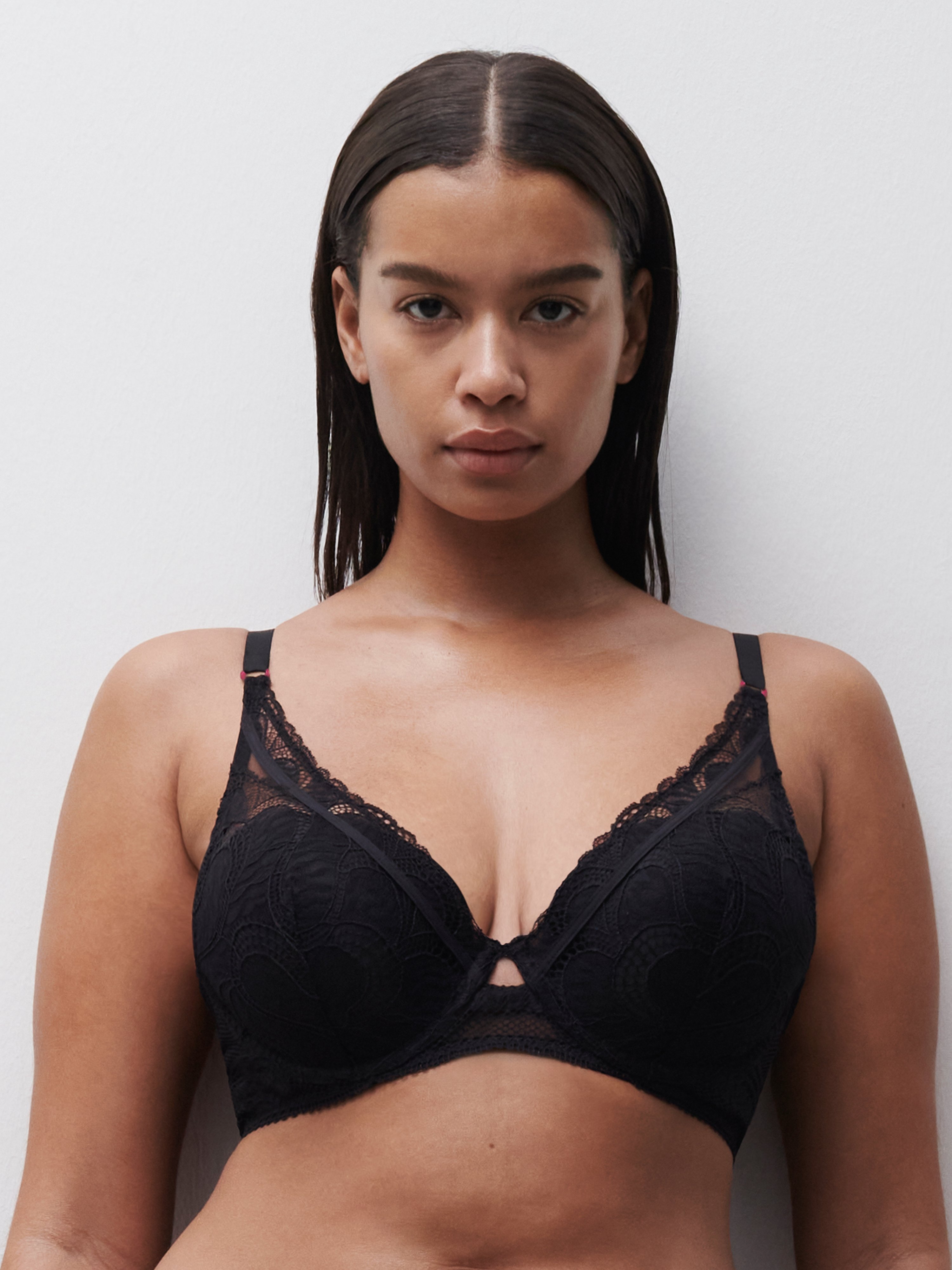 Plunge cup bra CHANTELLE PULP Black
