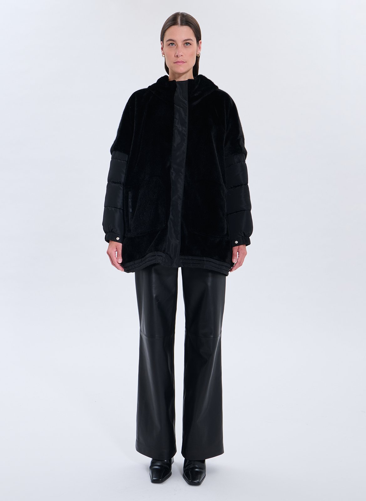 Jas met capuchon ZAPA Zwart