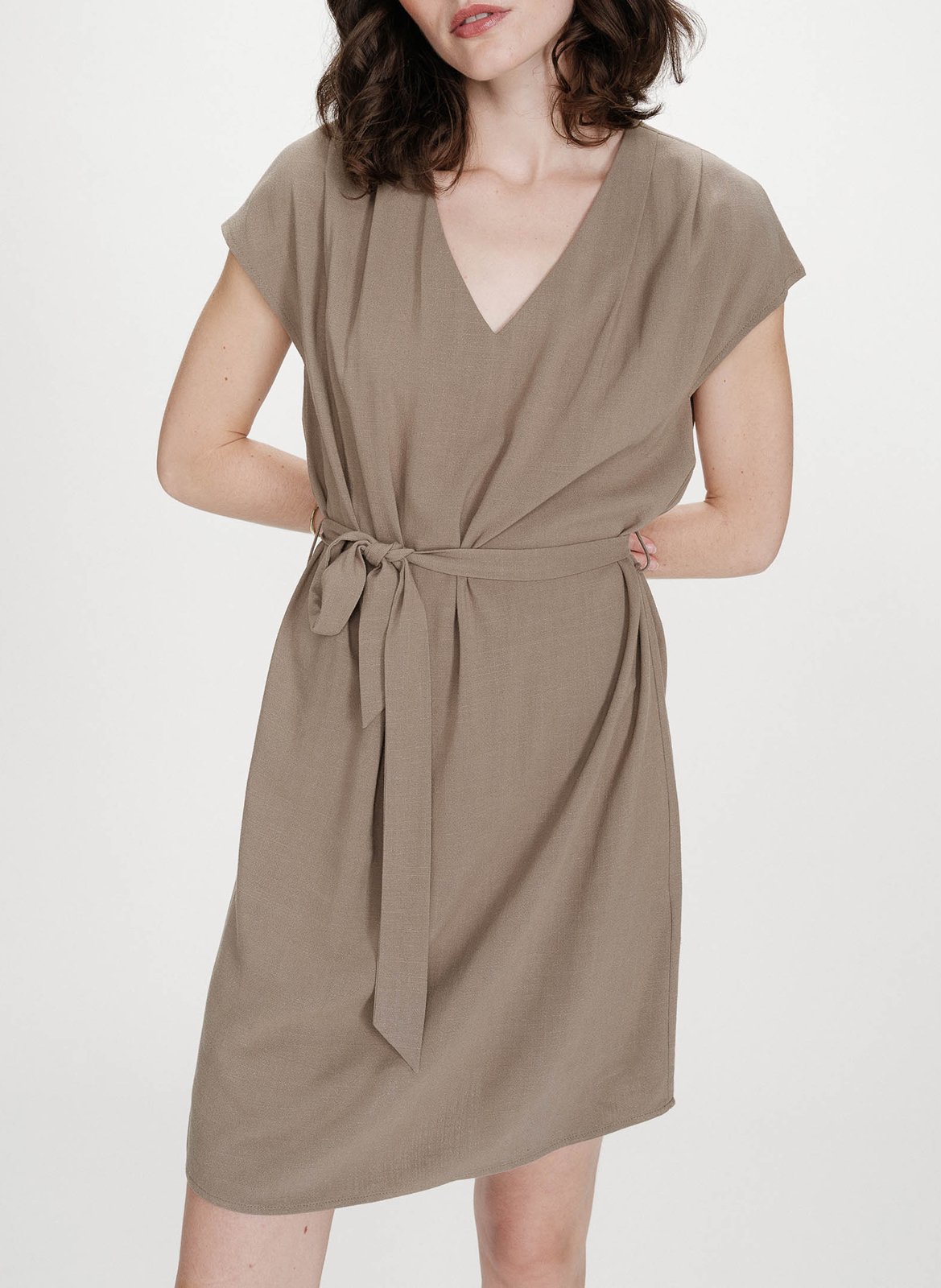 Robe courte col V GRACE ET MILA