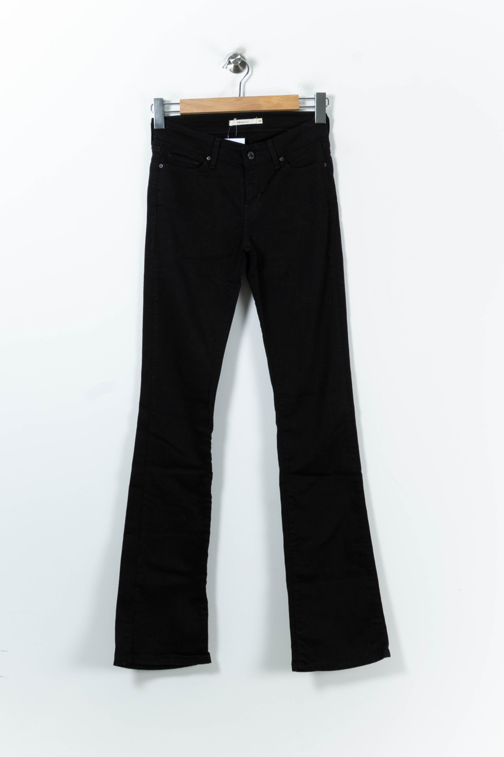 Cropped slim jeans with studs LEVI'S - Seconde main Black