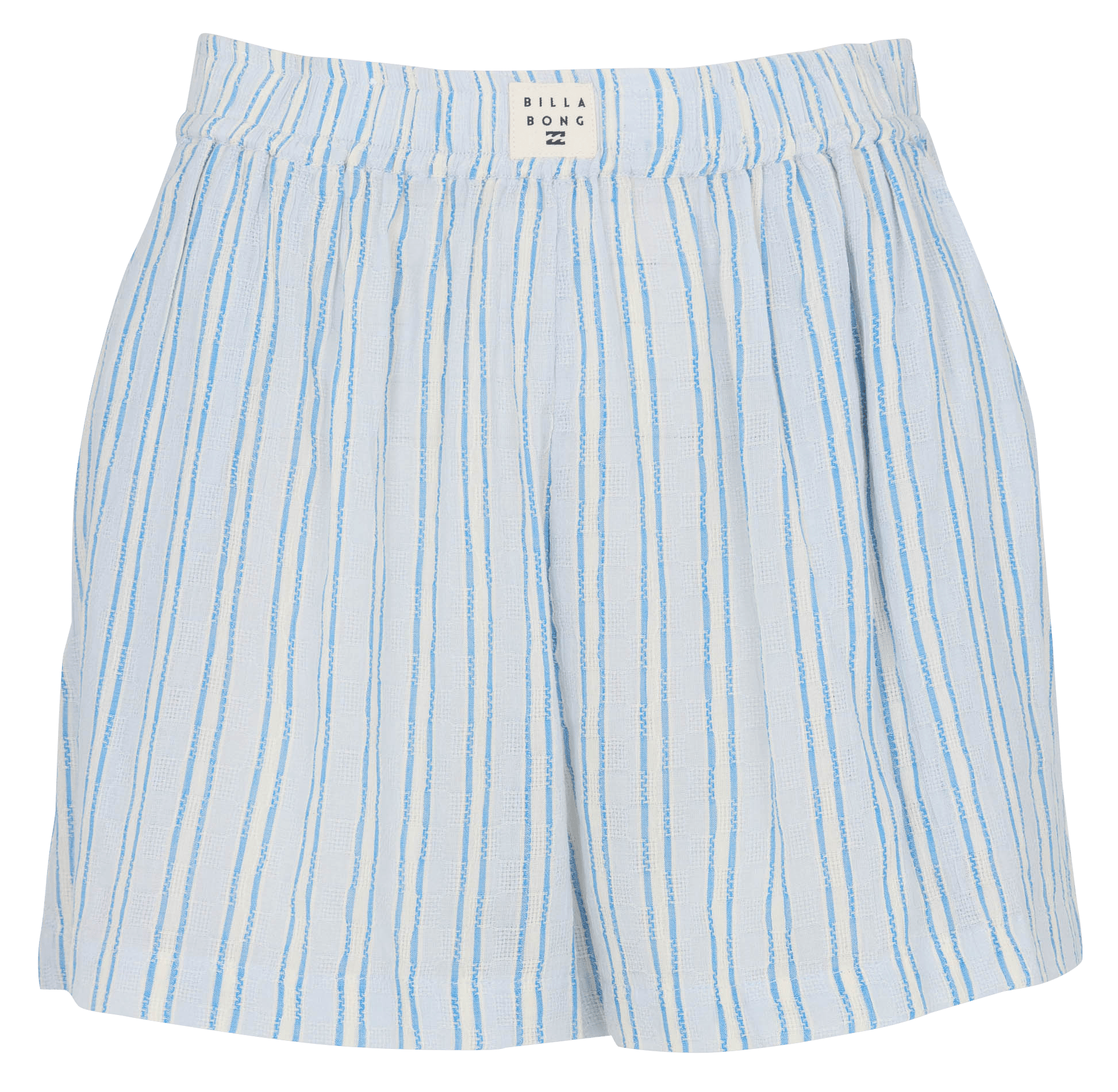 Korte gestreepte elastische rok BILLABONG Blauw