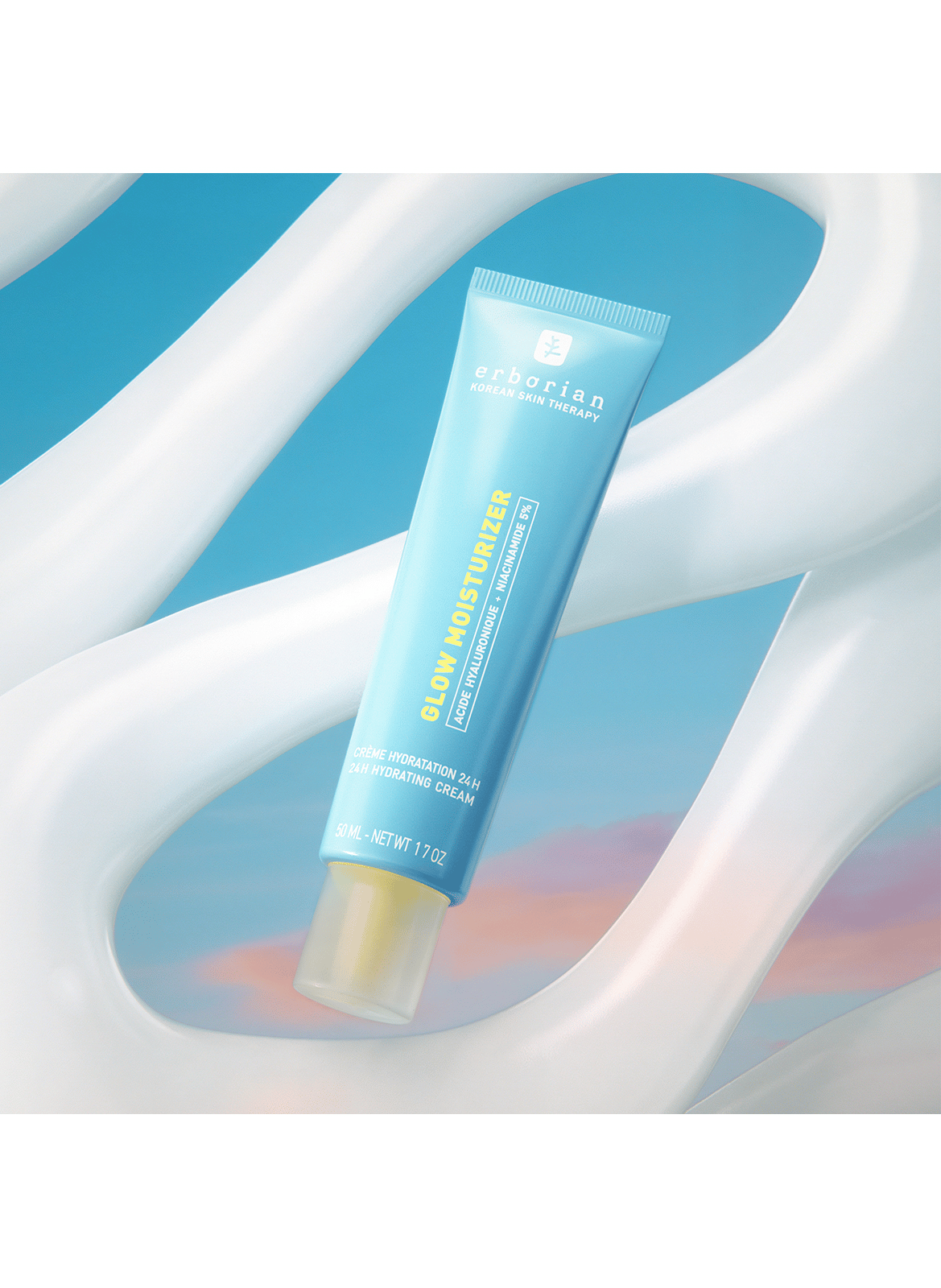 Glow Moisturizer - Crème hydratation 24H effet glass skin ERBORIAN No color