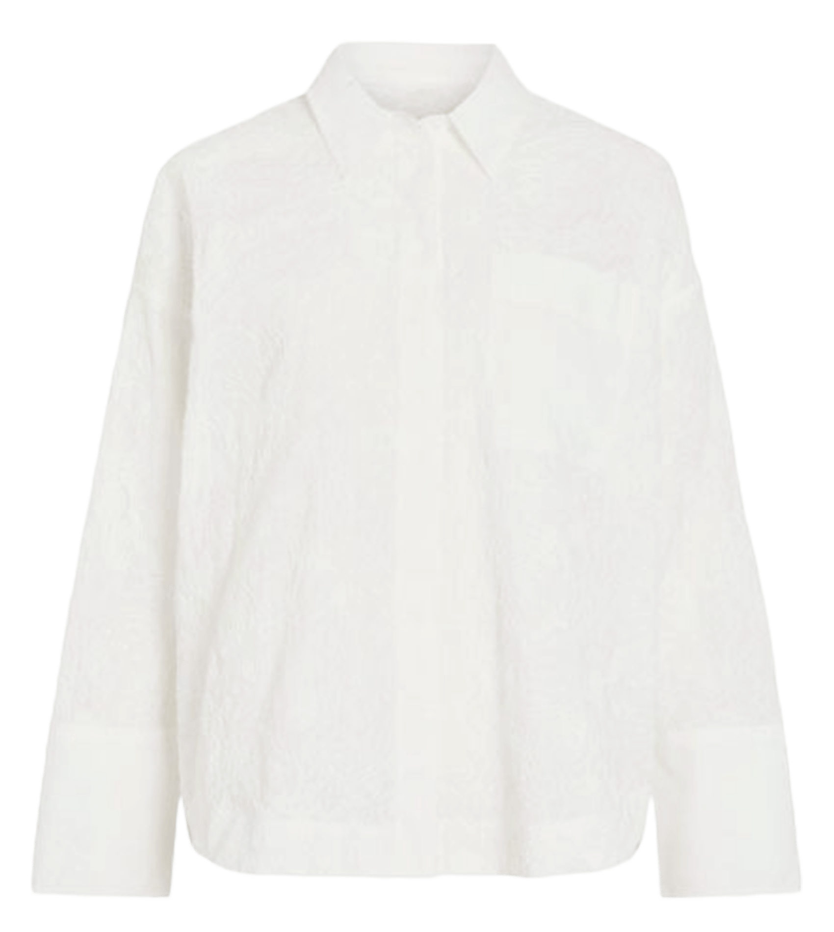 Chemise oversize en coton brodé ROUGE EDIT Beige