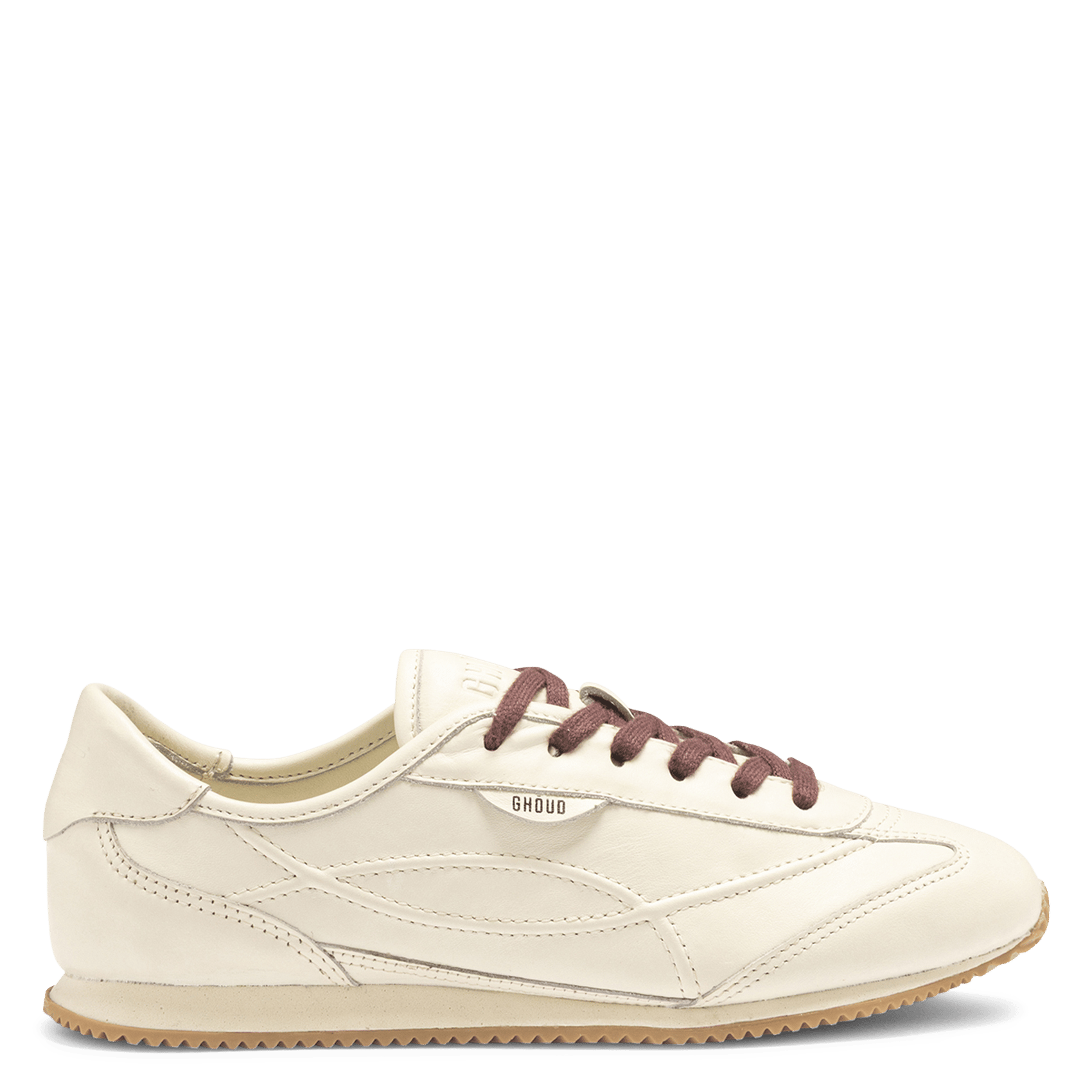 Lage, leren sneakers RUSH MINIMA Beige