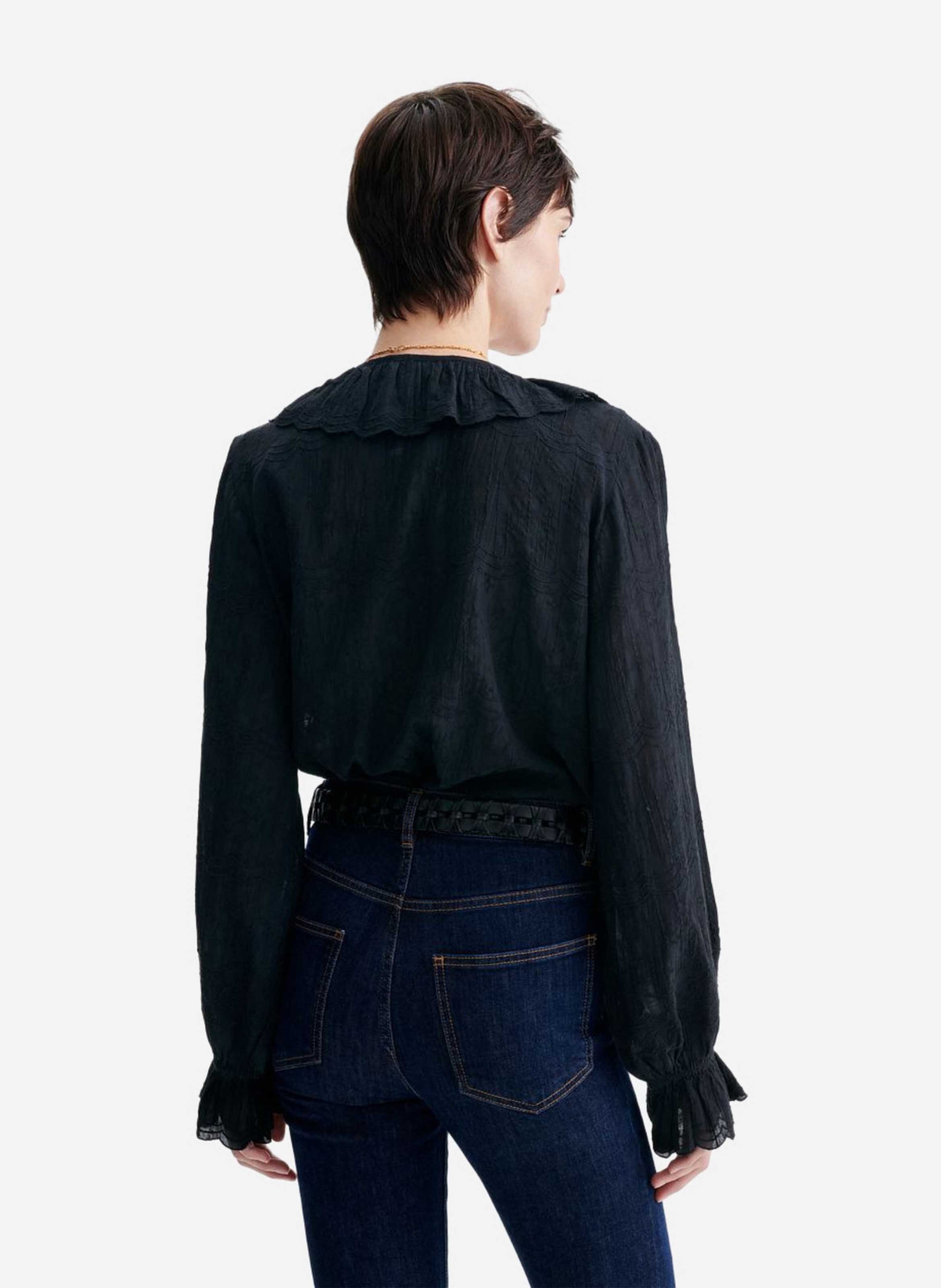 Blouse met V-hals | Zwart VANESSA BRUNO Dames