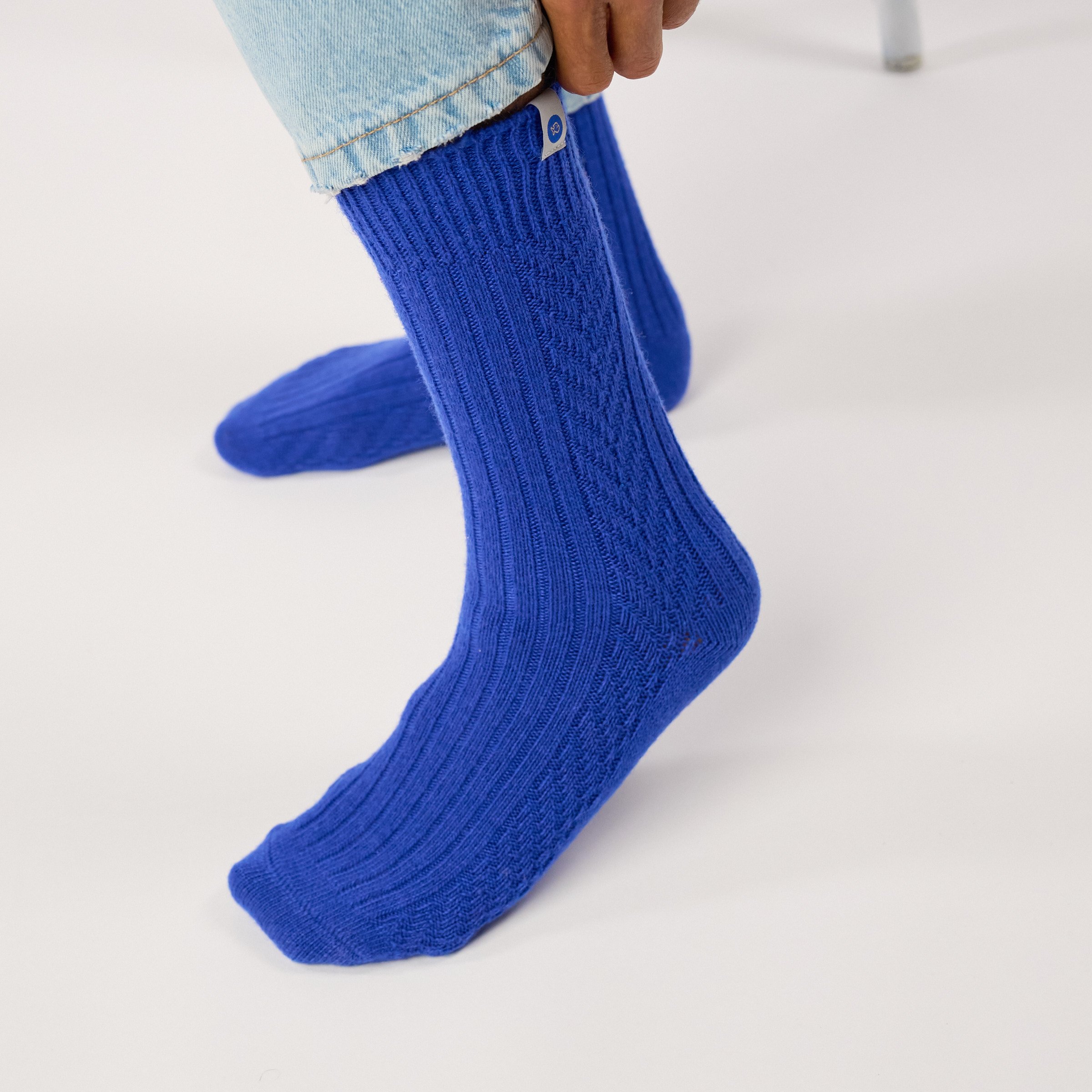 Wool socks BILLYBELT Blue