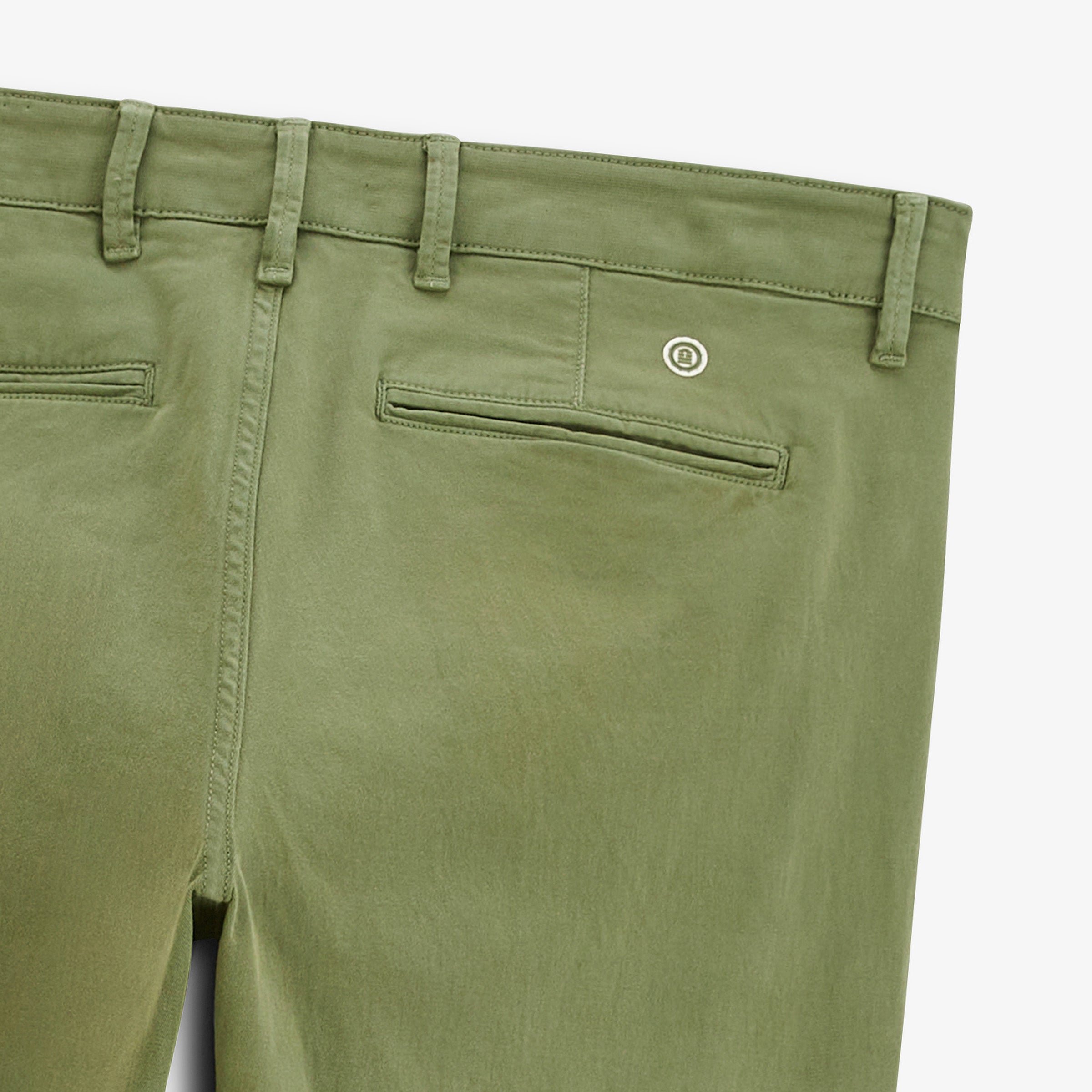 Stretch cotton chino with comfortable fit SERGE BLANCO Green