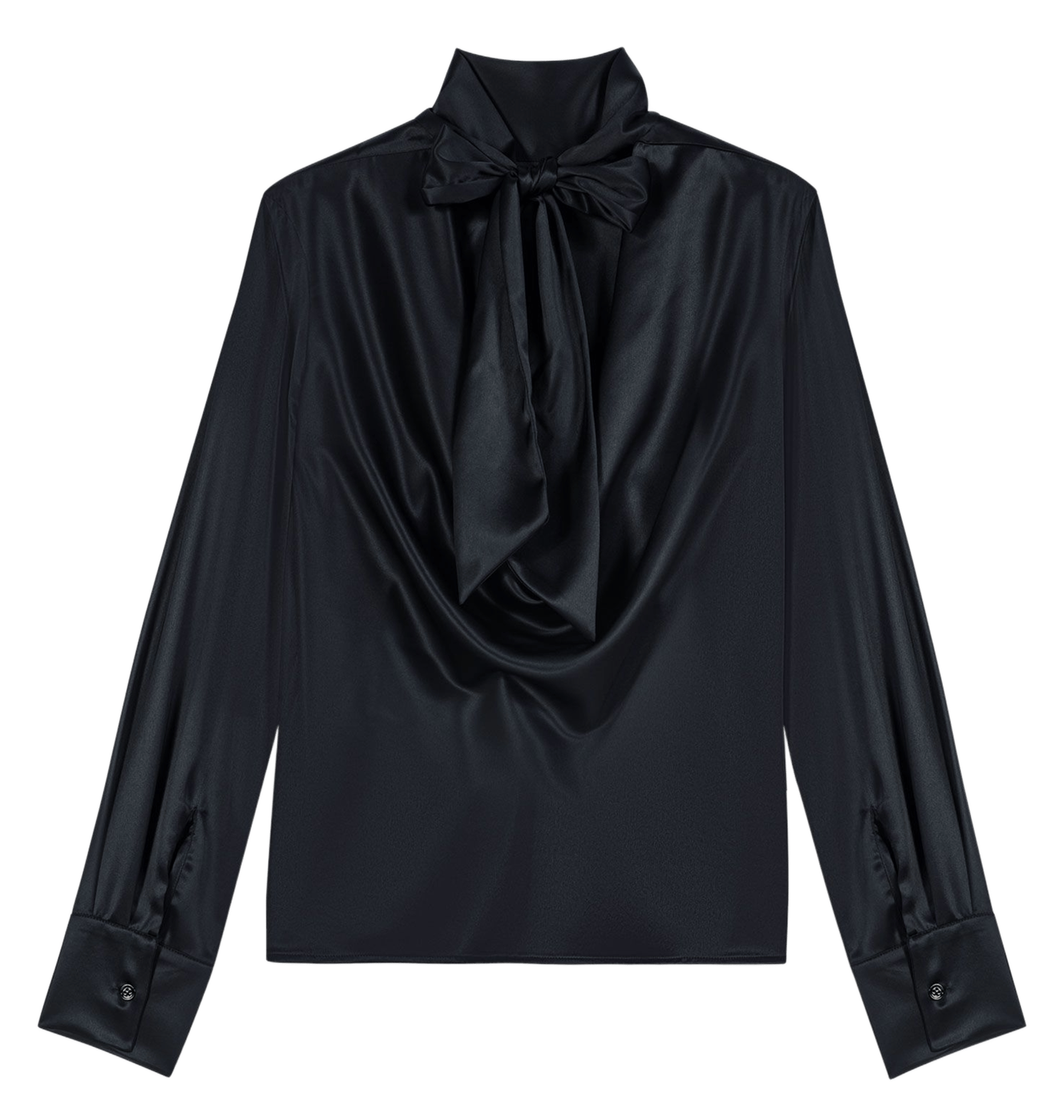 Top droit fluide MAJE Bleu