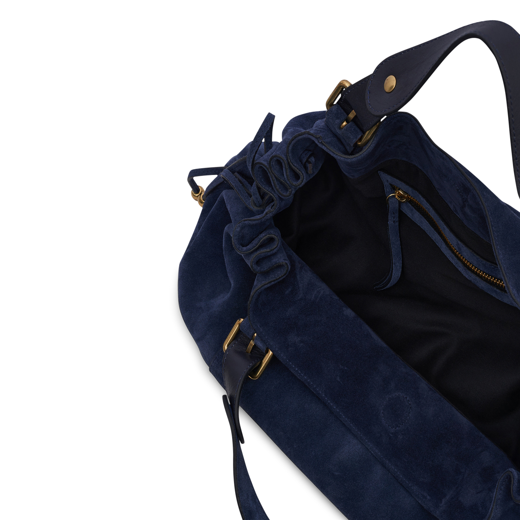 Bolso al hombro de piel GERARD DAREL Azul
