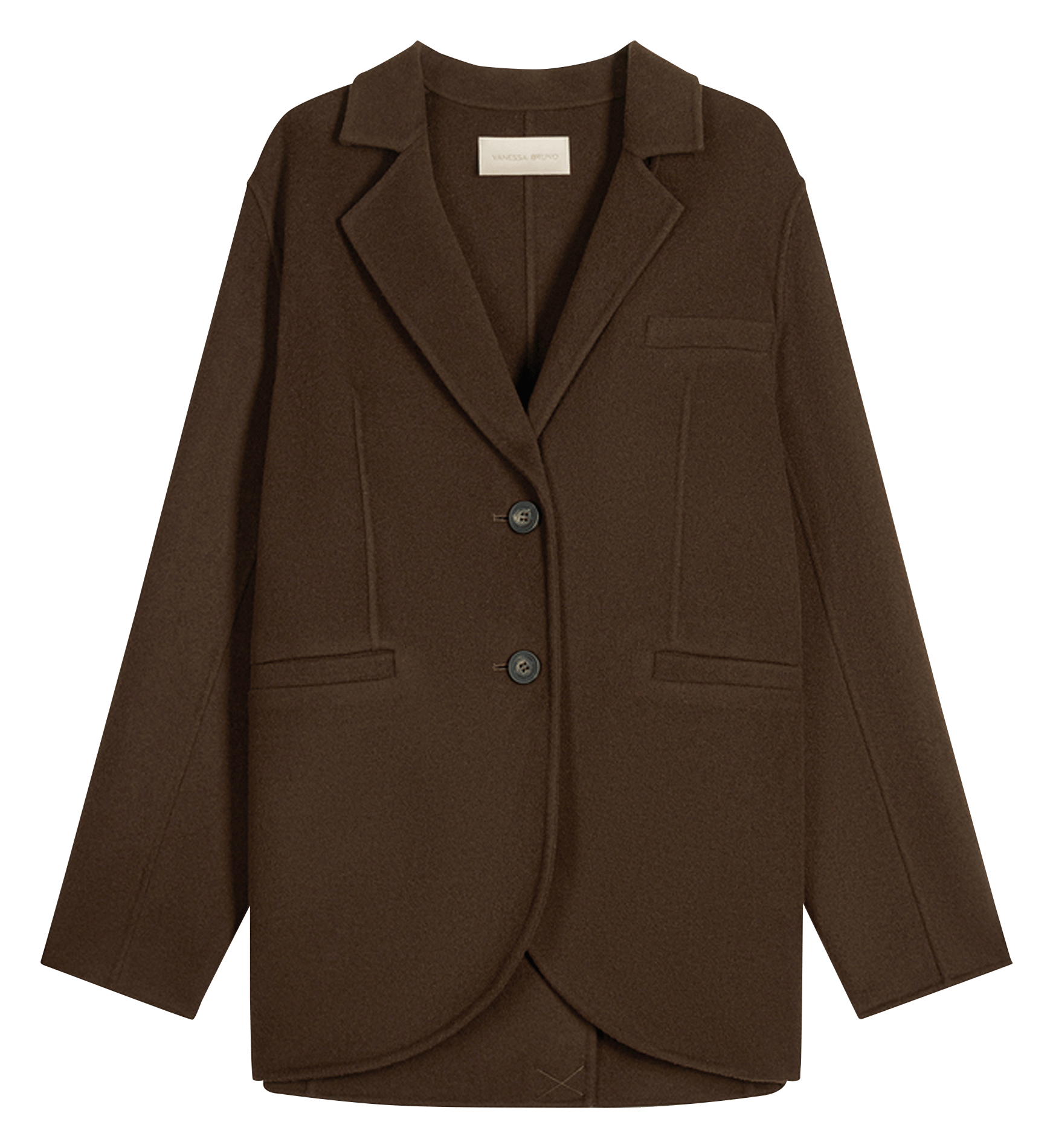Wool-blend jacket with tailored collar VANESSA BRUNO