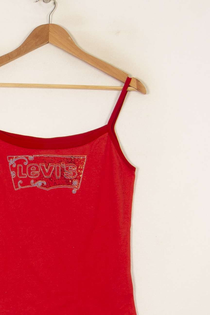 Top & tank top LEVI'S - Seconde main Red