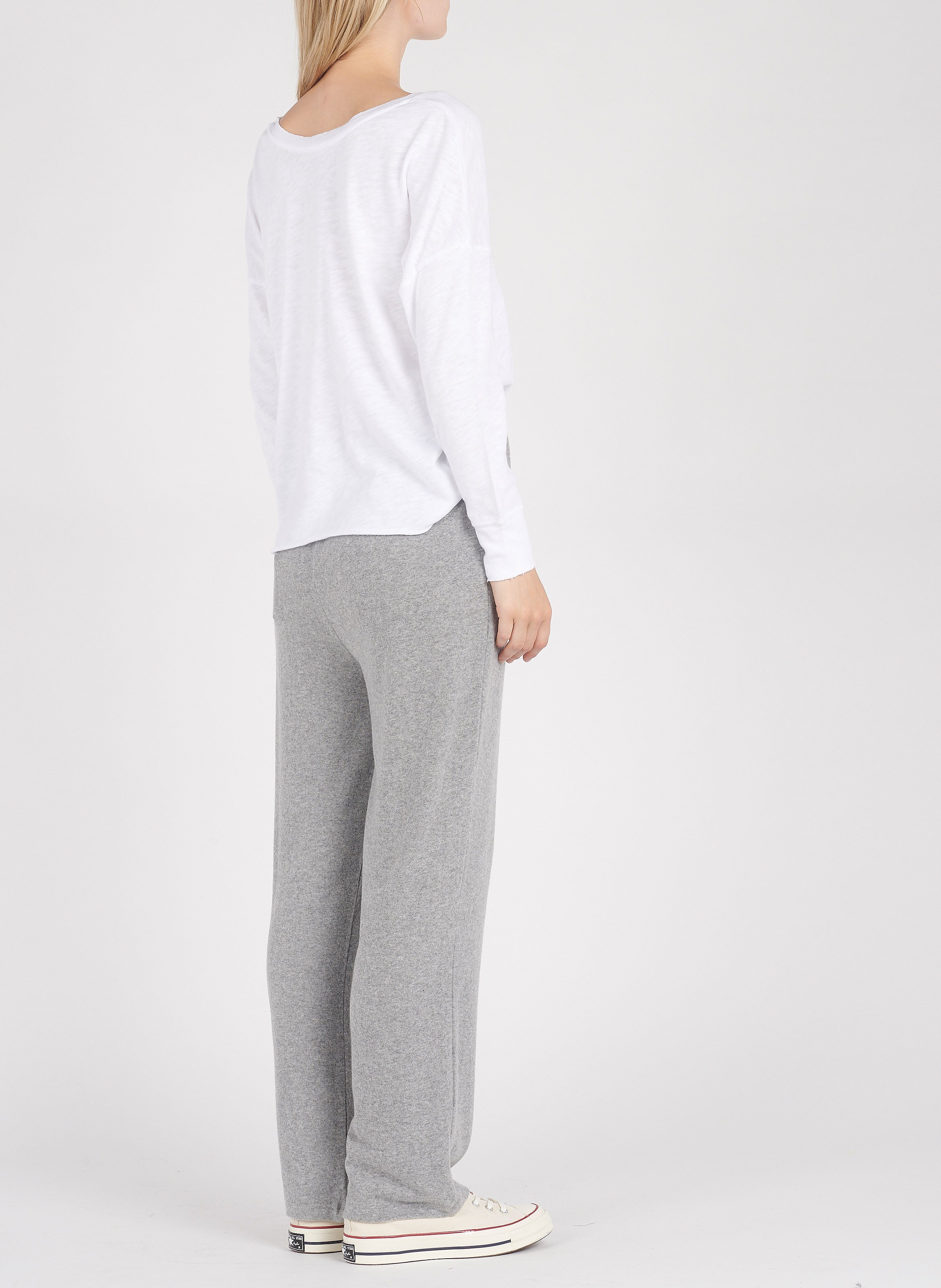 Tee-shirt col bateau en coton AMERICAN VINTAGE Blanc