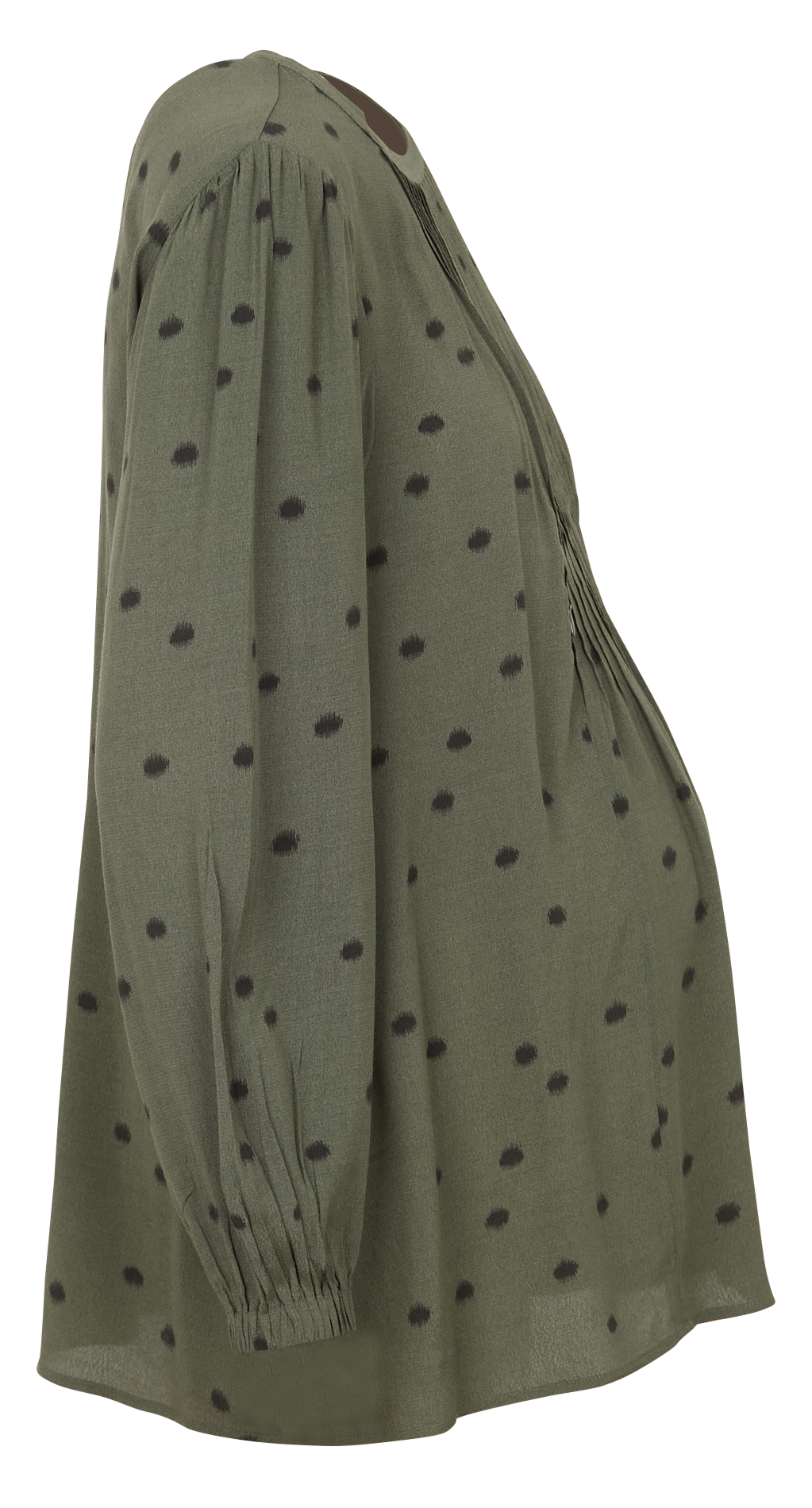 Printed maternity blouse SERAPHINE Green