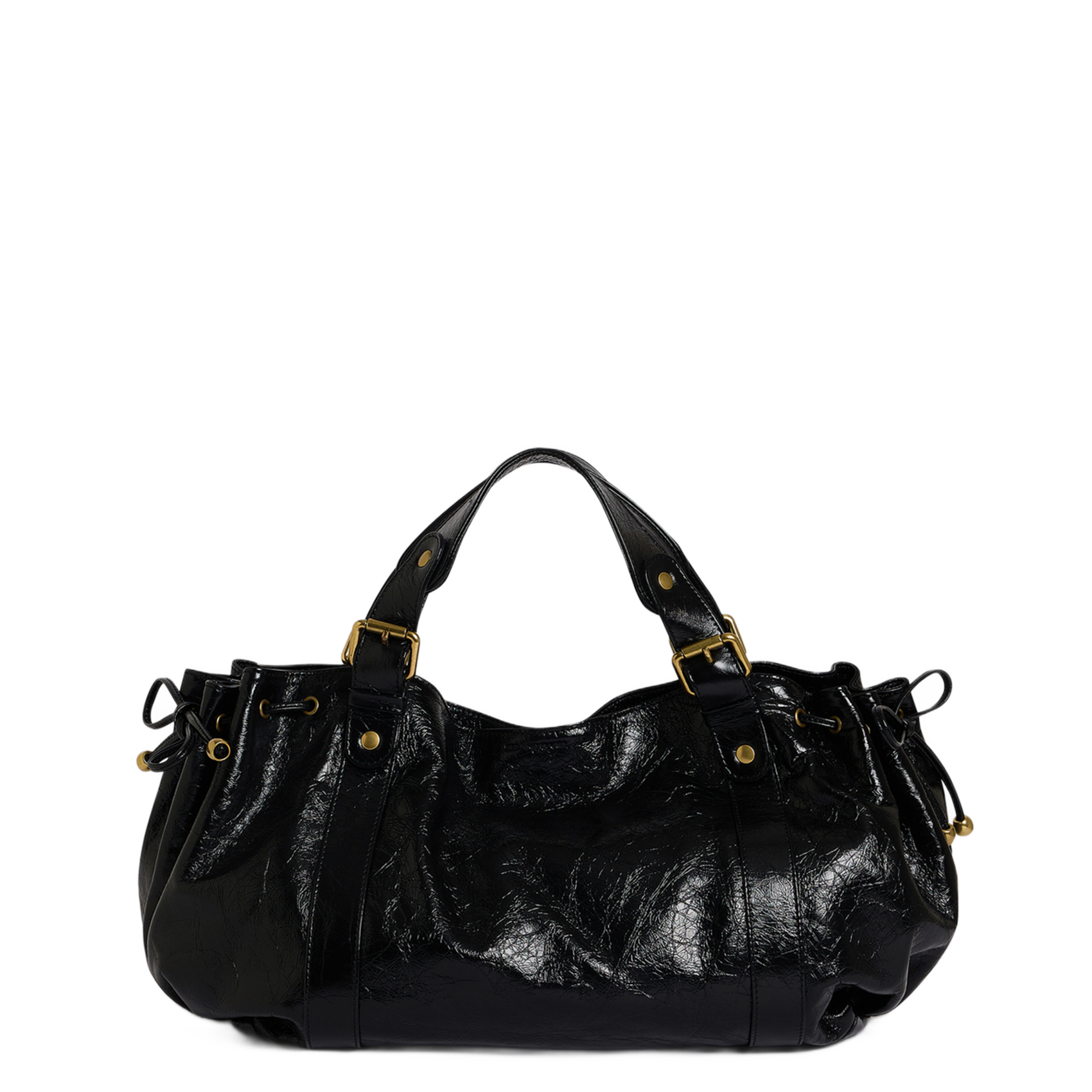 A-line leather skirt GERARD DAREL Black