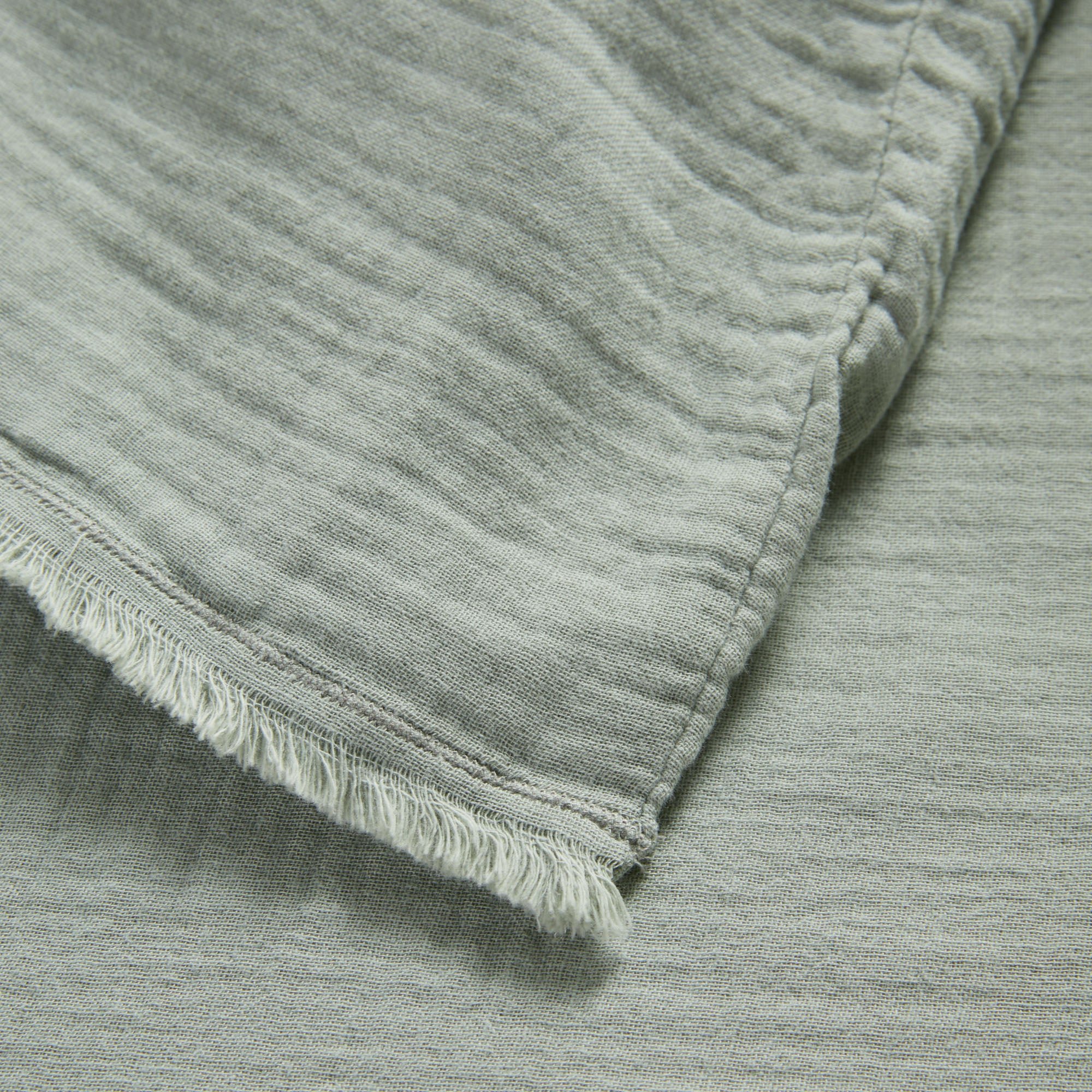 LOU - Cotton duvet cover MADURA Green