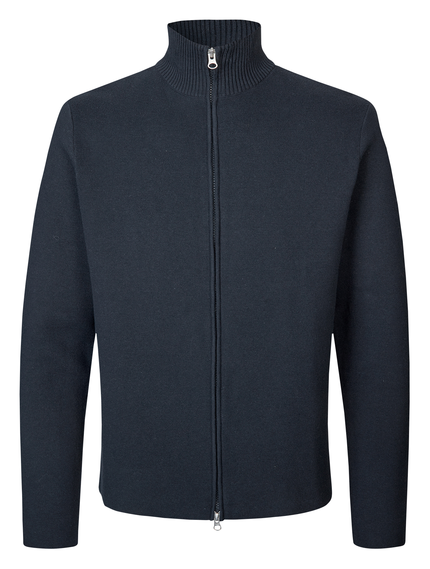 Bio-Baumwollmischung mit Reißverschlussweste SAMSOE SAMSOE Blau