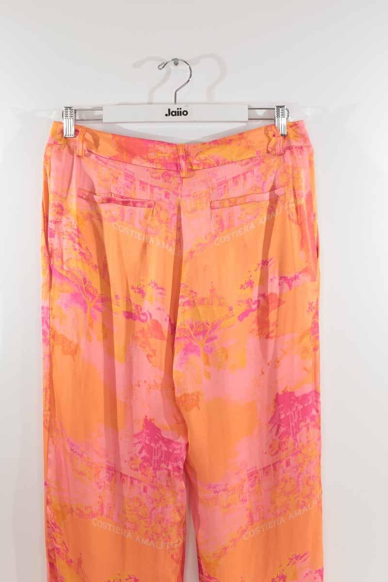 Wide leg orange pants MODETROTTER - Seconde Main Orange