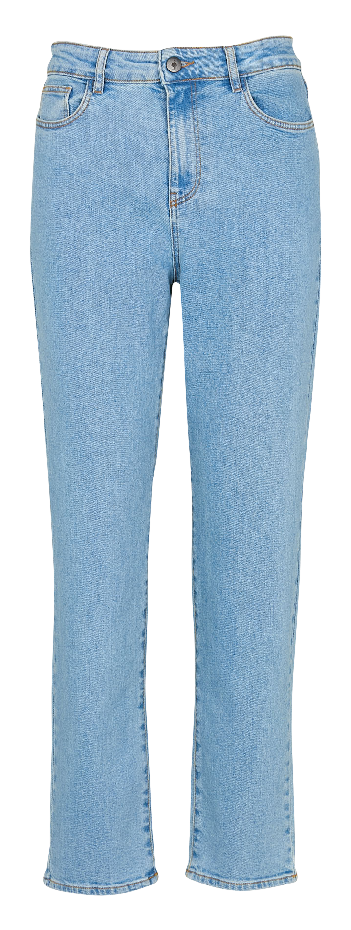 Jean slim taille haute en coton mélangé ONE STEP Bleu