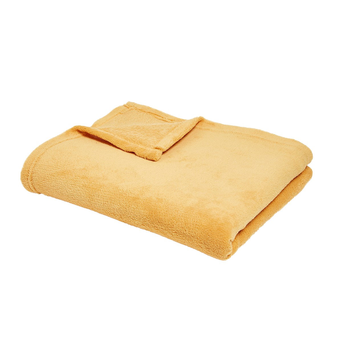 Plain throw TODAY LINGE DE MAISON Yellow