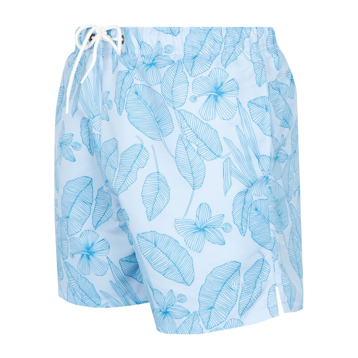 Recycled fibre Bermuda swim shorts EMINENCE Blue