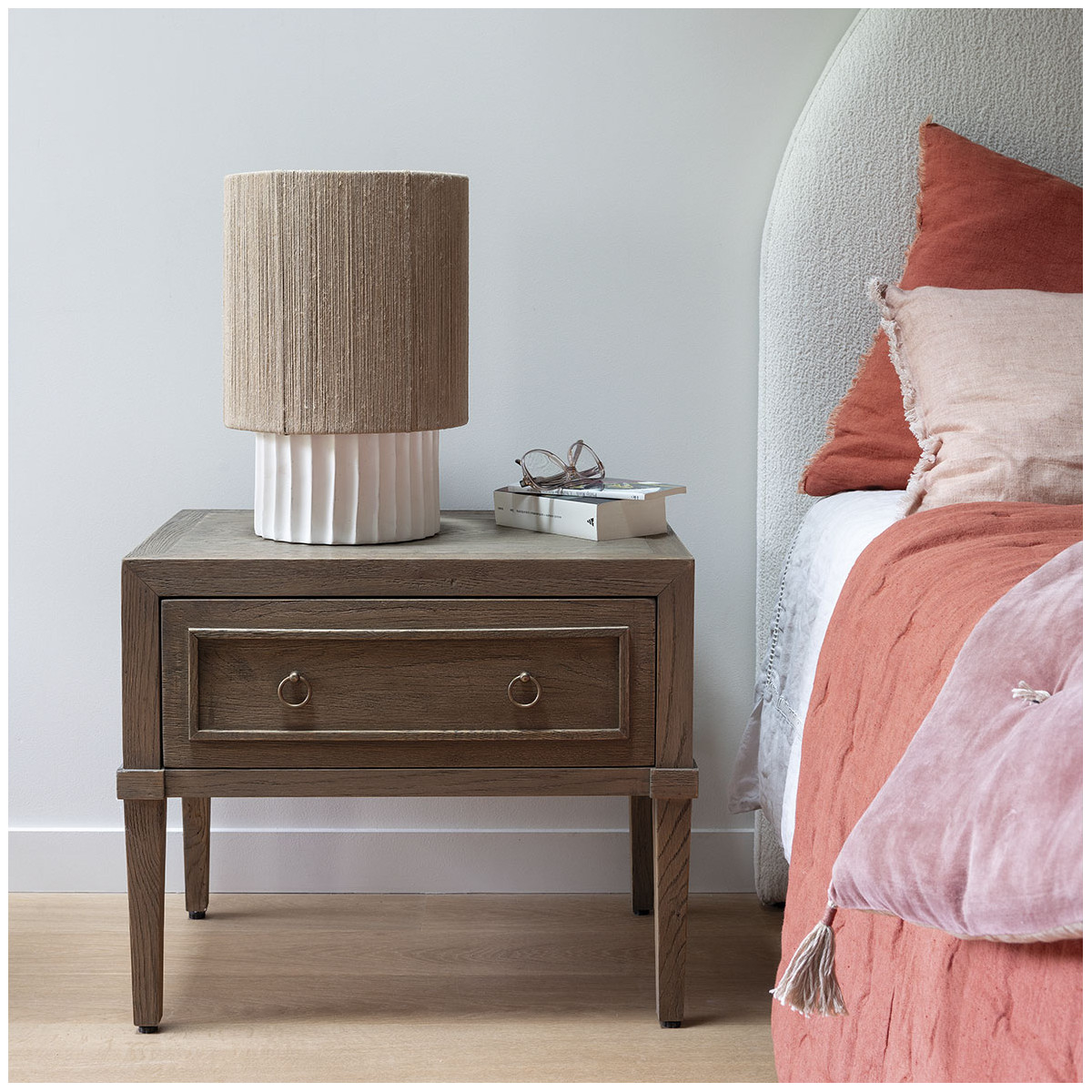 Olympe lamp with lampshade BLANC D'IVOIRE Beige