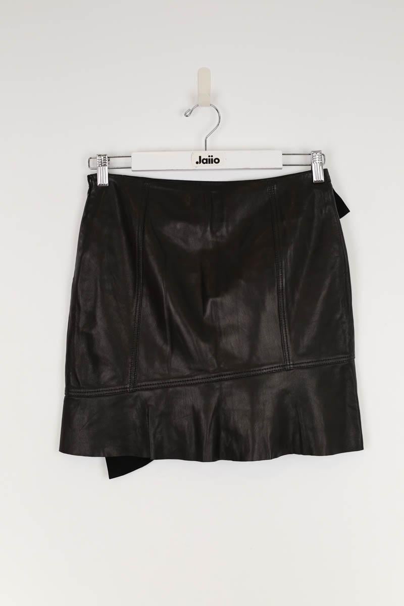 Leather mini-skirt IRO - Seconde Main Black