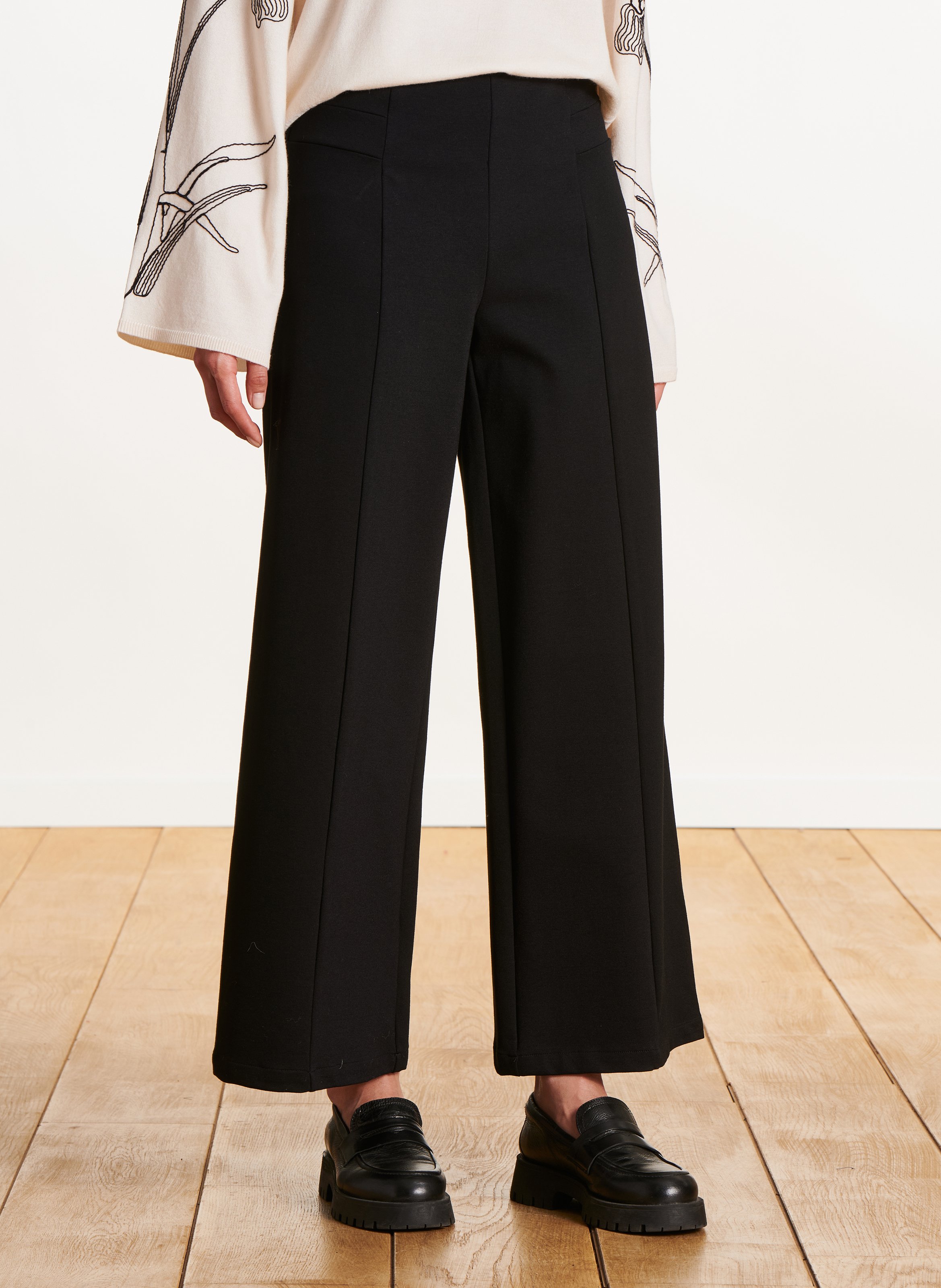 Cropped straight-leg pants LA FEE MARABOUTEE