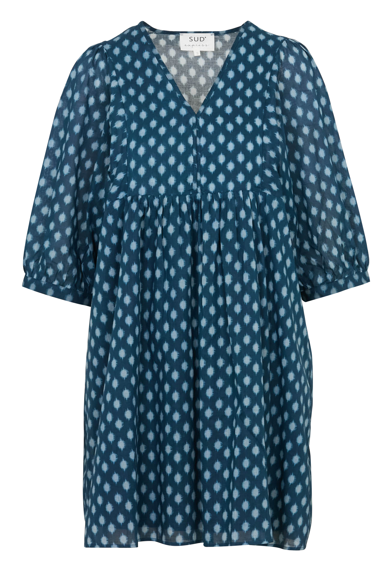 Short cotton dress SUD EXPRESS Blue