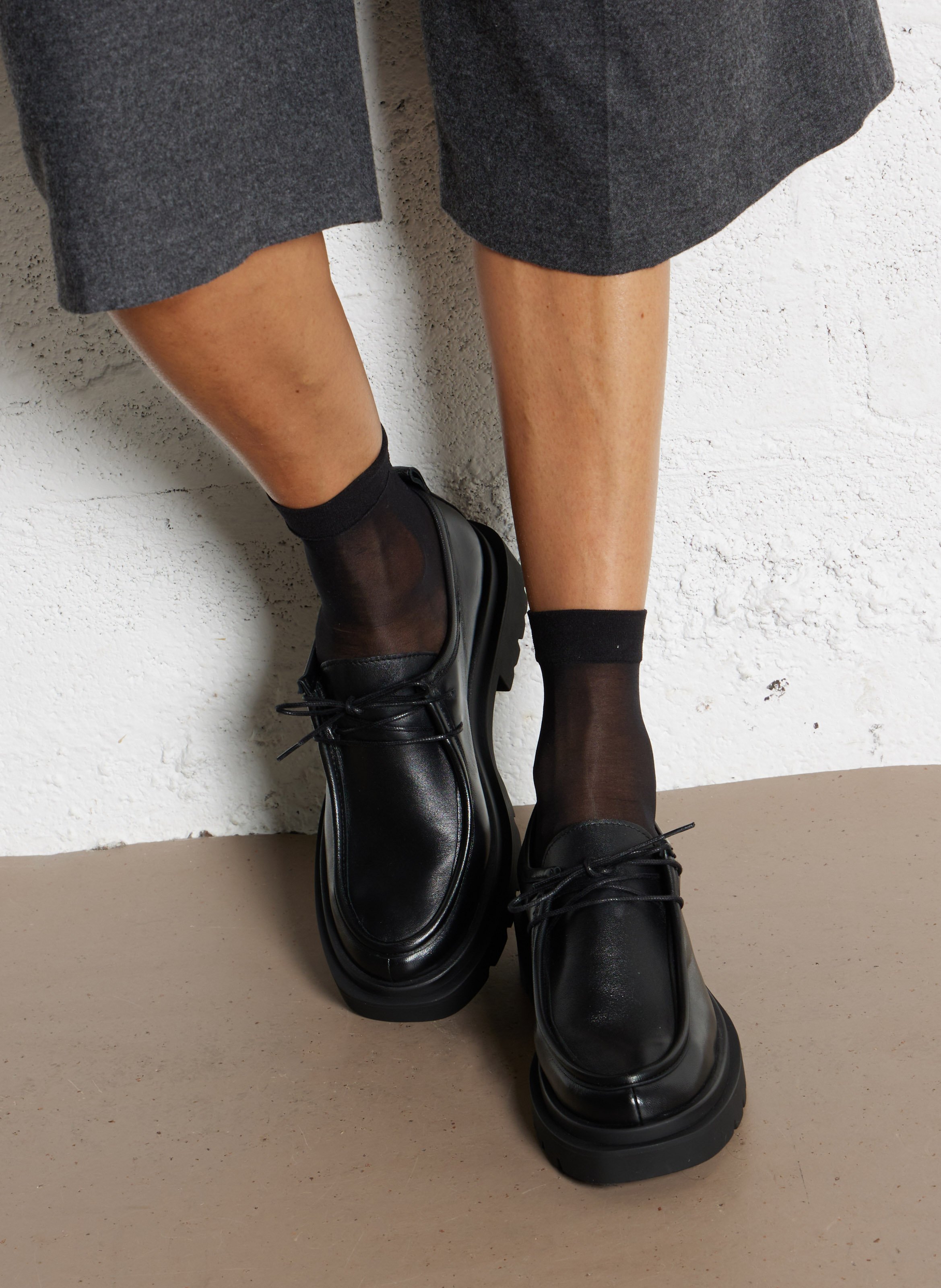 Arthus leather Derby shoes  BOBBIES Black