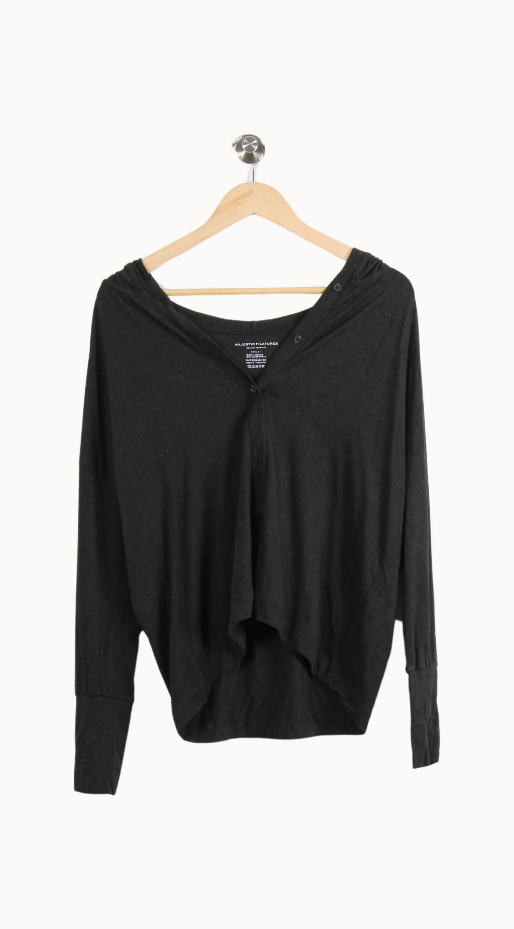 Knitwear MAJESTIC FILATURES - SECONDE MAIN Grey