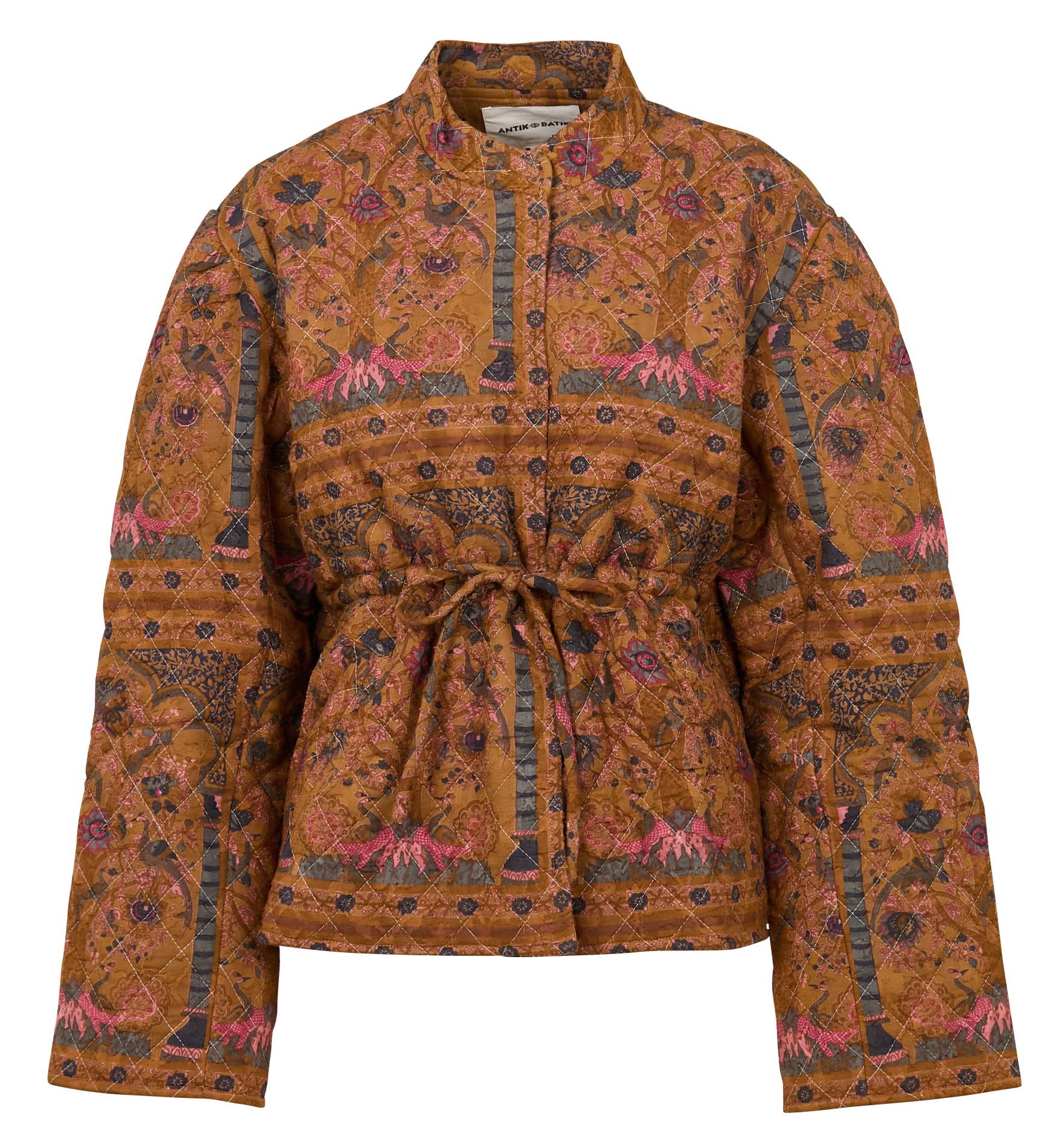 Veste ample imprimée en coton ANTIK BATIK Marron