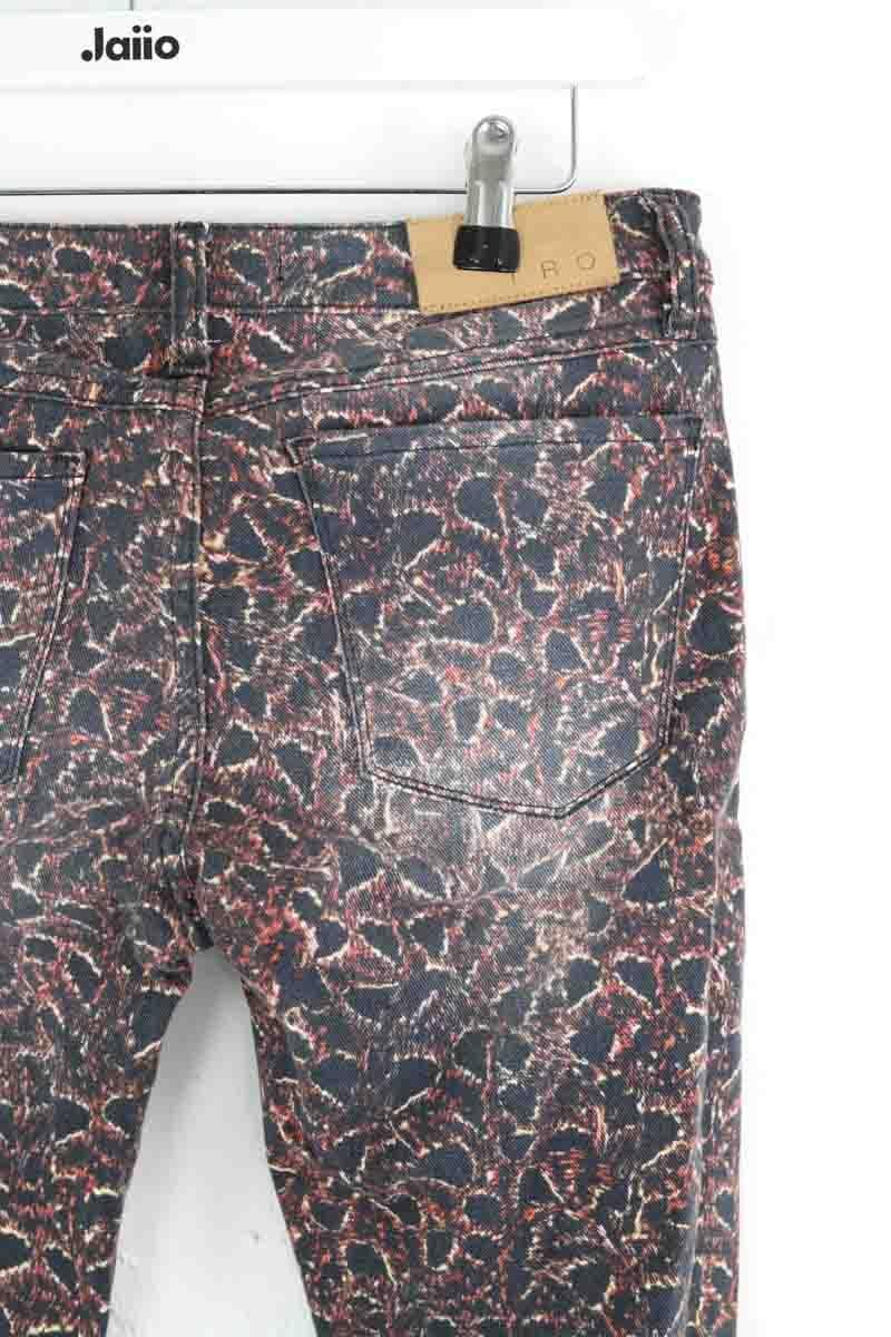 Slim cotton trousers IRO - Seconde Main Black