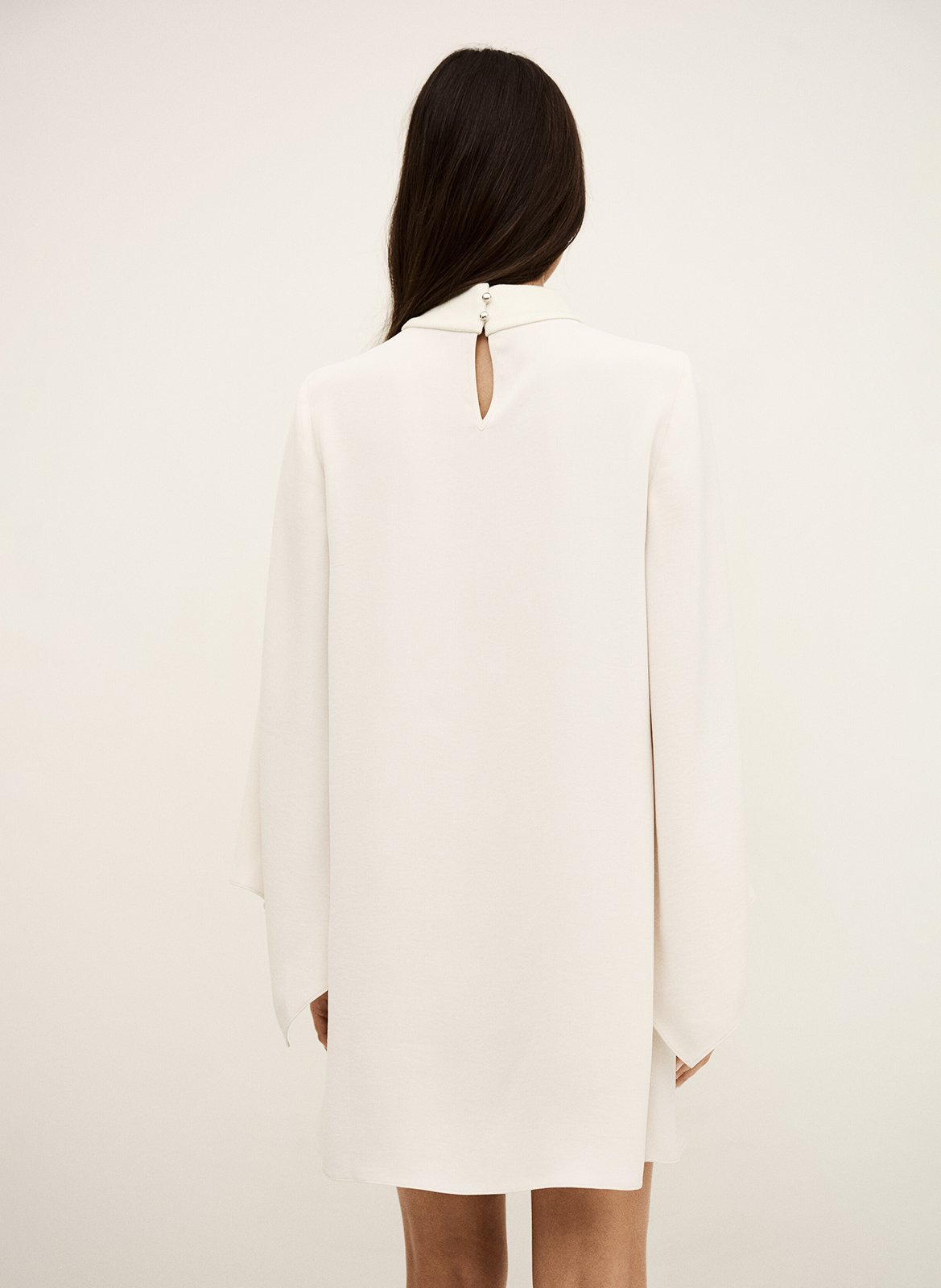 Robe courte col montant  BA&SH Beige