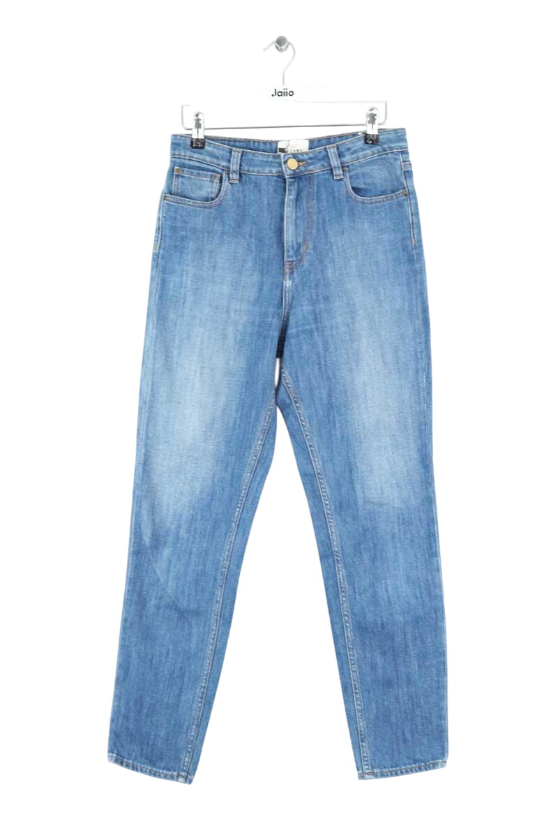 - Straight-leg jeans
- 5 pockets
- Straight cut
- Faded effect SEZANE - Seconde main Blue