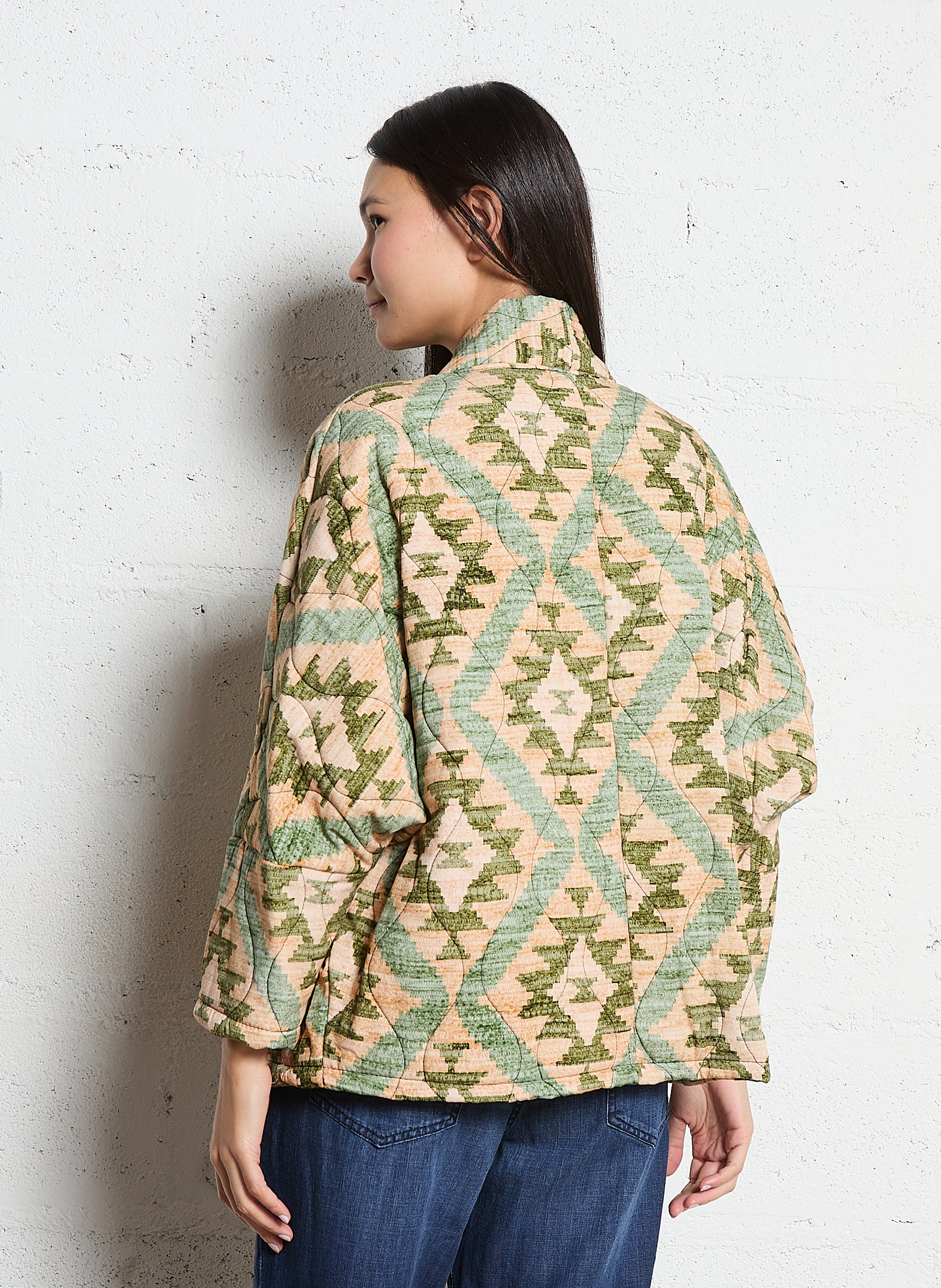 Schalkragenjacke AOKYANOS Khaki