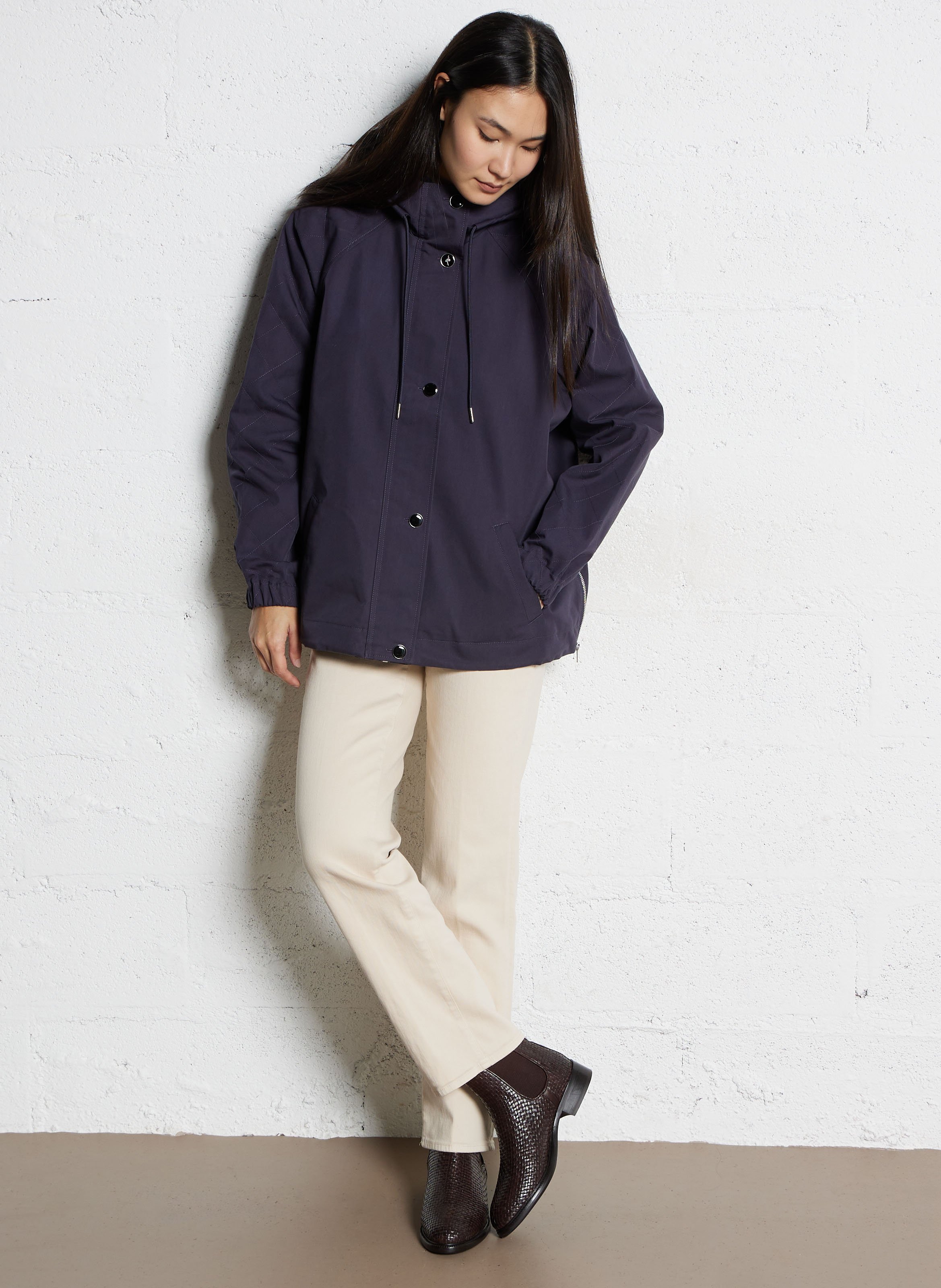 Bottines en cuir tressées JB MARTIN Marron