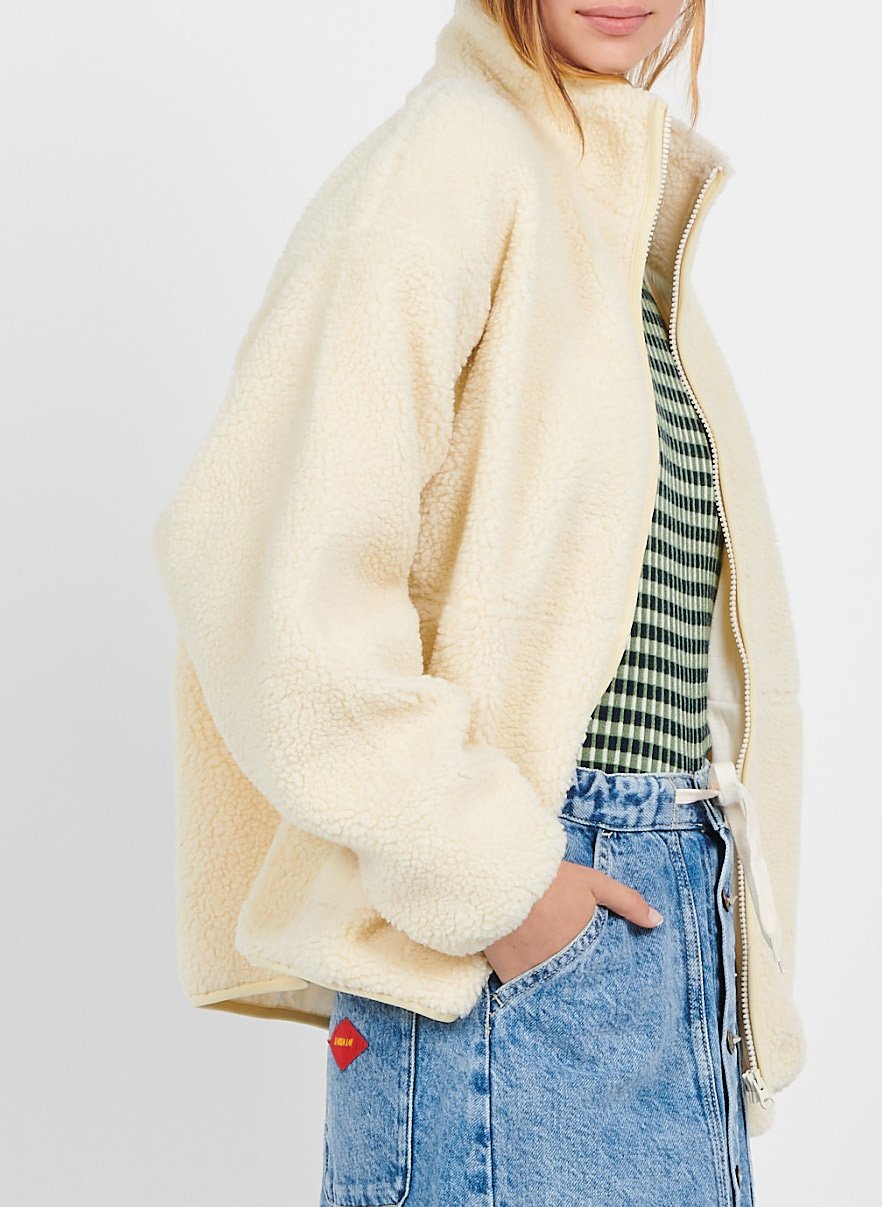 Fleecejacke mit Reißverschluss AMERICAN VINTAGE