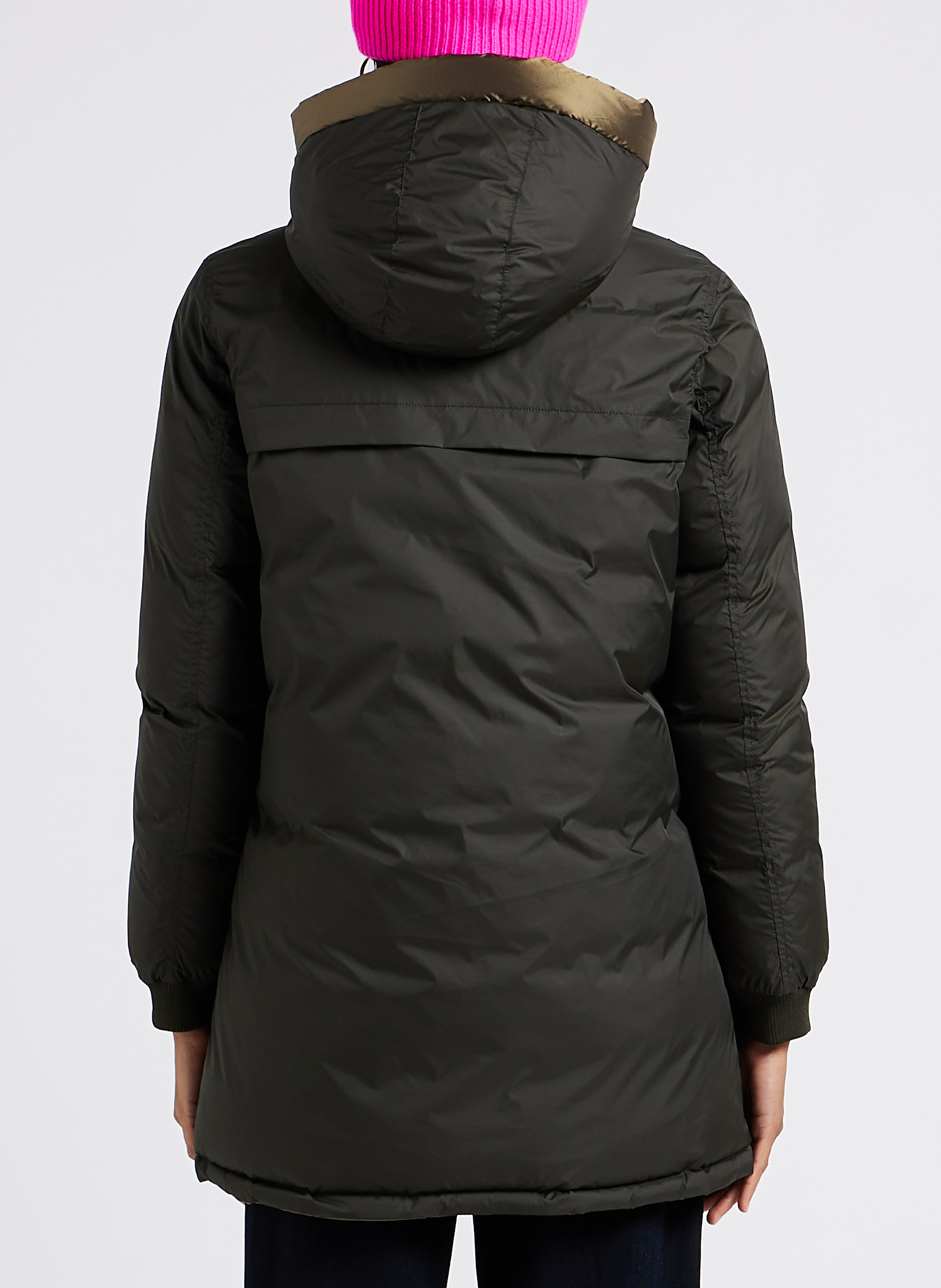 Hooded padded jacket SCHOTT Multicolored