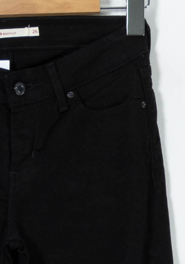 Cropped slim jeans with studs LEVI'S - Seconde main Black
