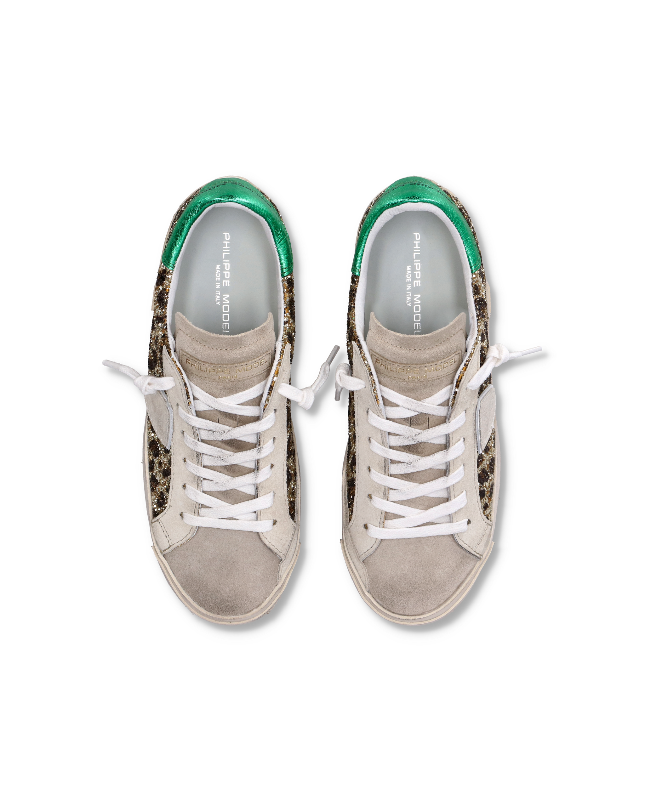 Tennis sneakers. PHILIPPE MODEL Green