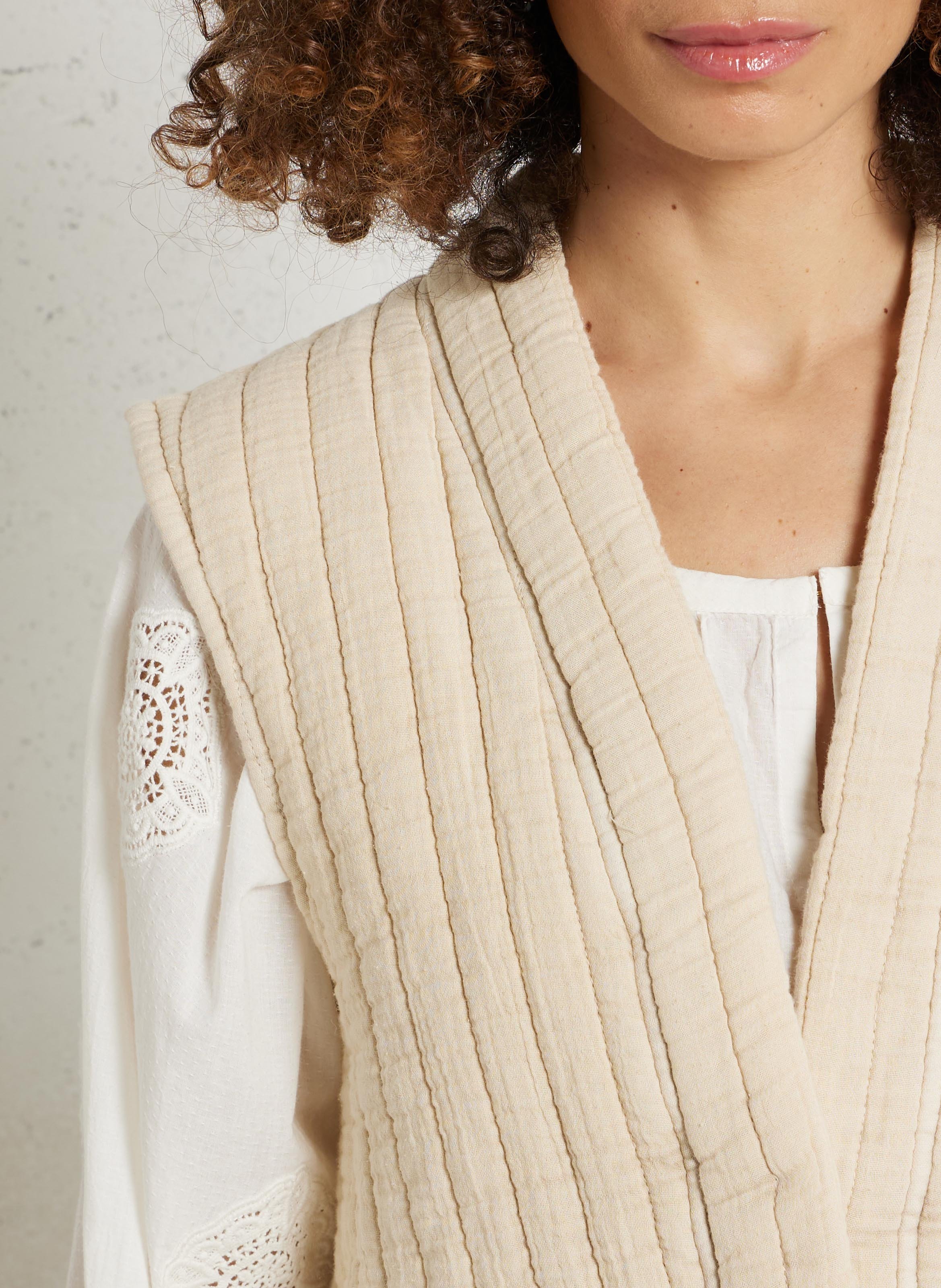 Steppjacke mit geradem Schnitt LA PETITE ETOILE Beige